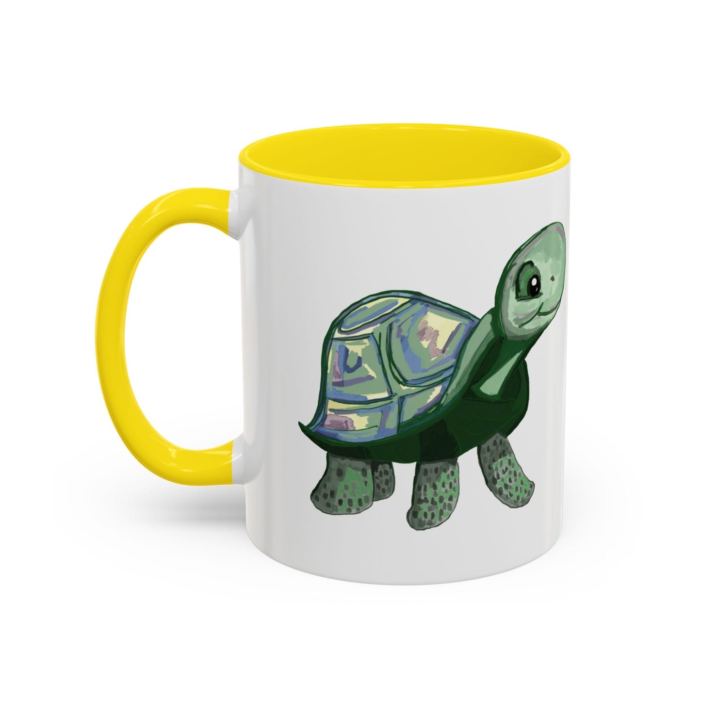 Stewie Sea Turtle Accent Coffee Mug - 11oz & 15oz - Blue Cava