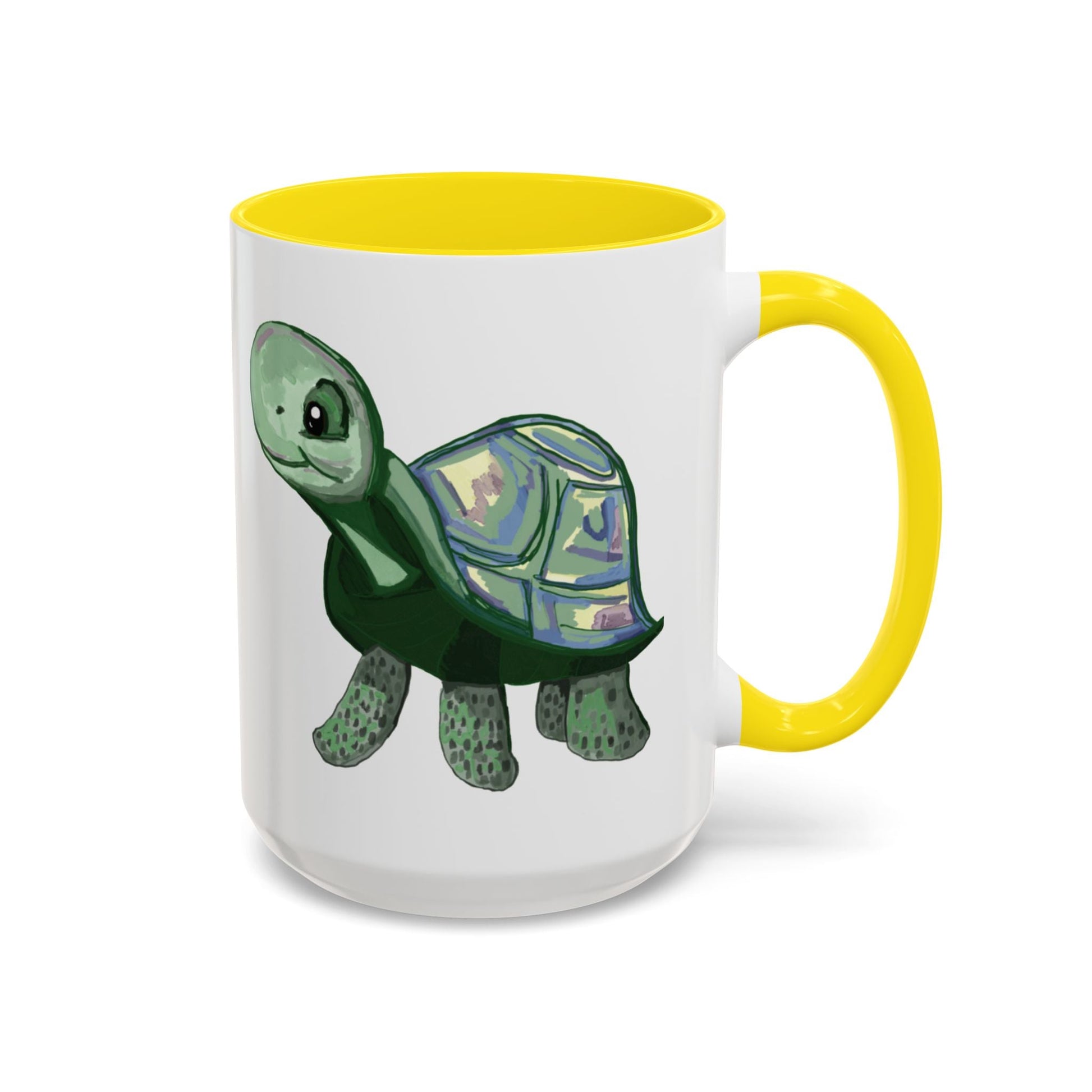 Stewie Sea Turtle Accent Coffee Mug - 11oz & 15oz - Blue Cava