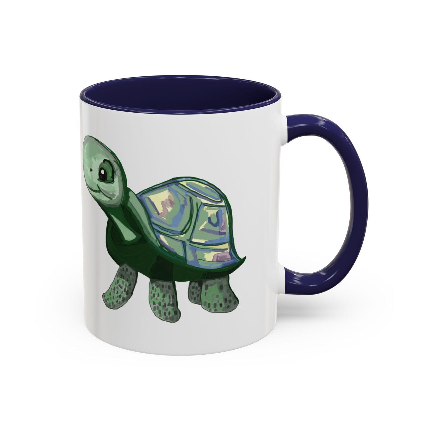 Stewie Sea Turtle Accent Coffee Mug - 11oz & 15oz - Blue Cava