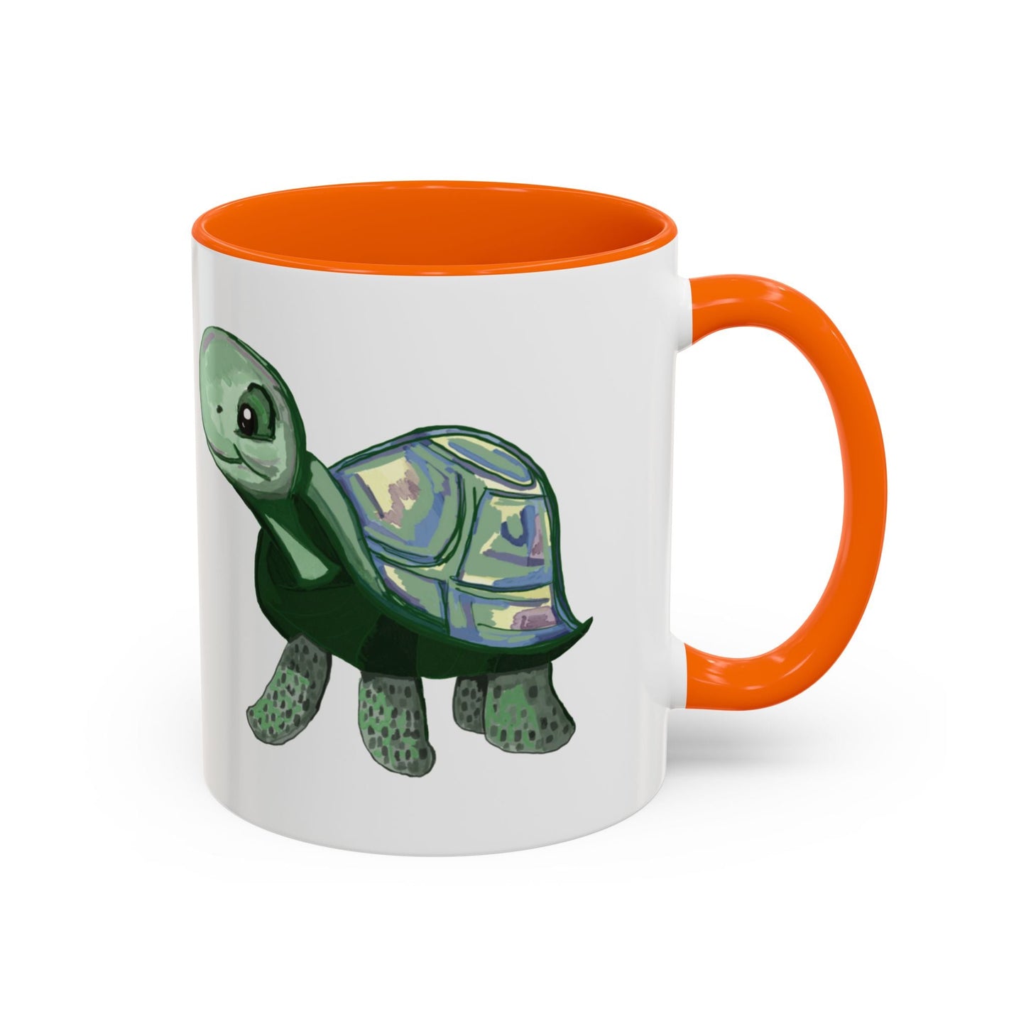 Stewie Sea Turtle Accent Coffee Mug - 11oz & 15oz - Blue Cava