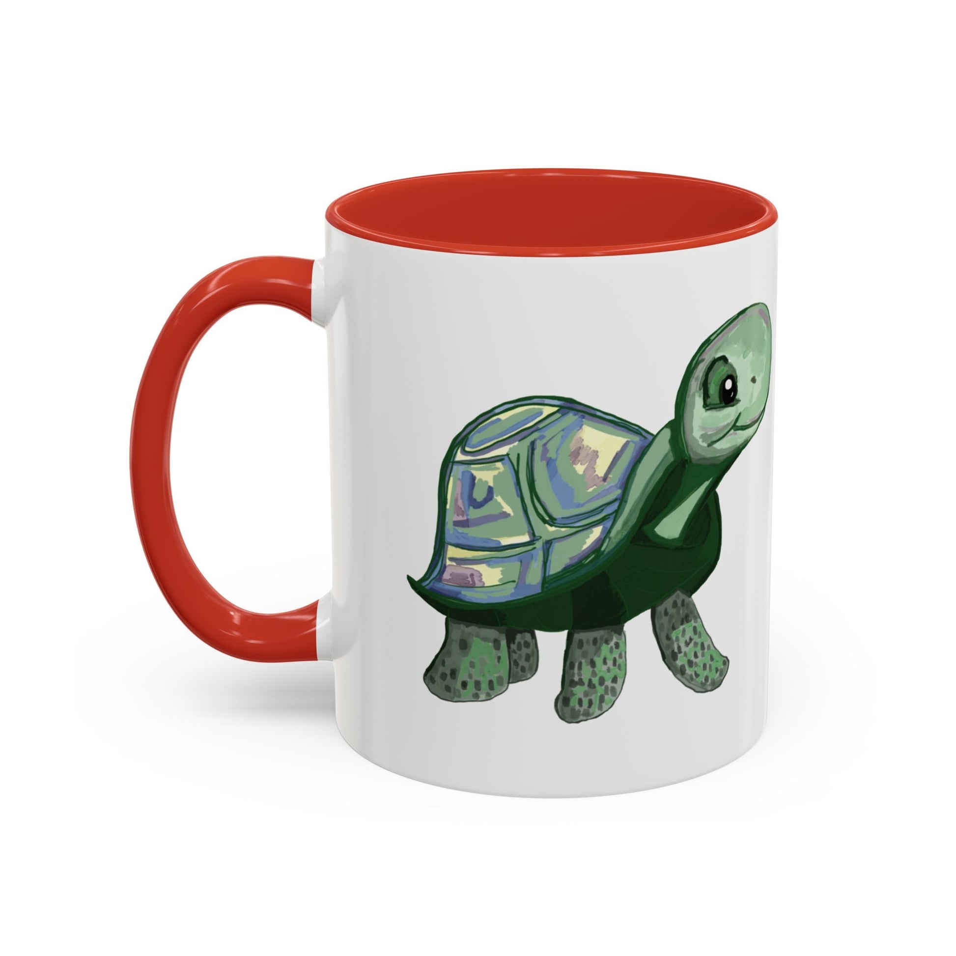 Stewie Sea Turtle Accent Coffee Mug - 11oz & 15oz - Blue Cava