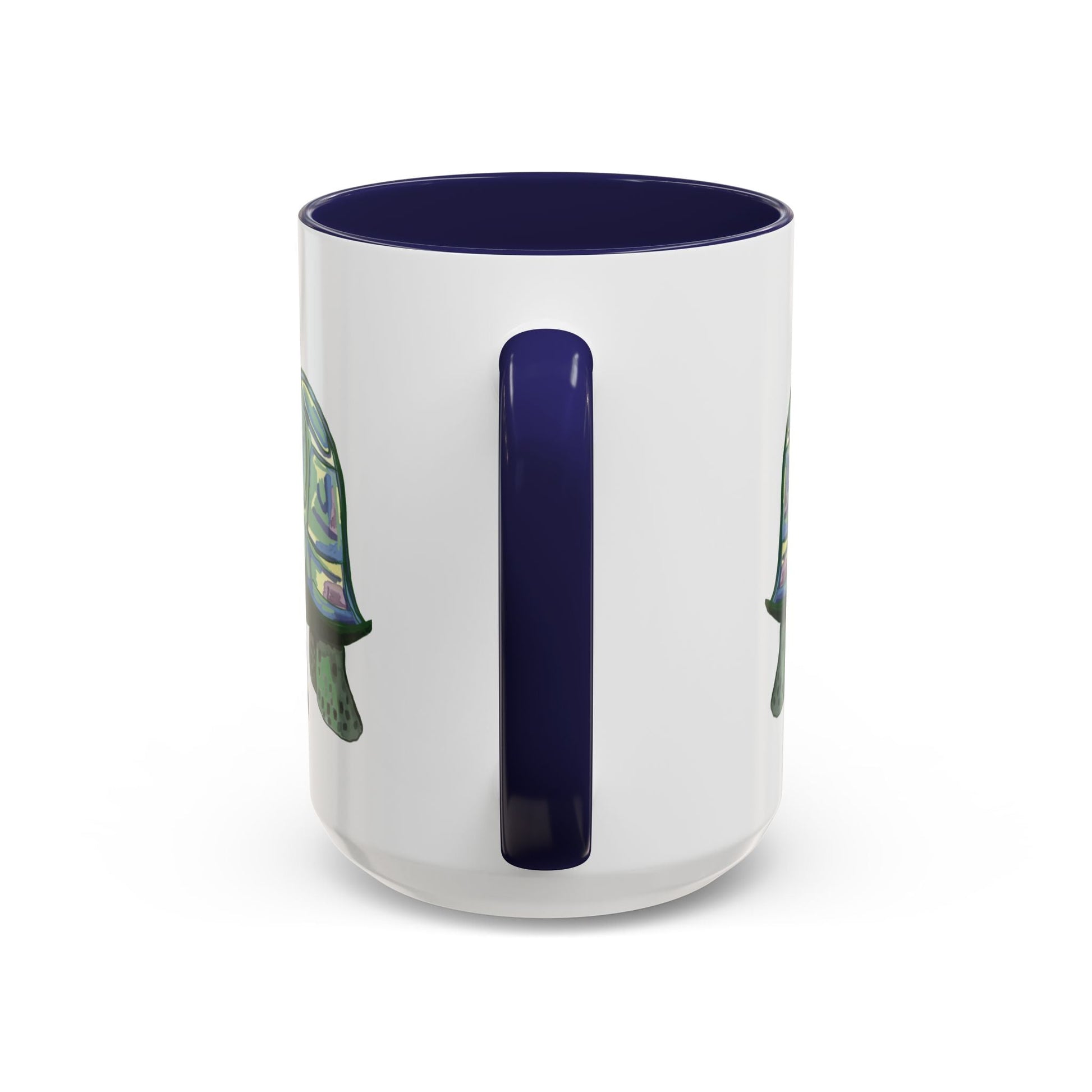 Stewie Sea Turtle Accent Coffee Mug - 11oz & 15oz - Blue Cava