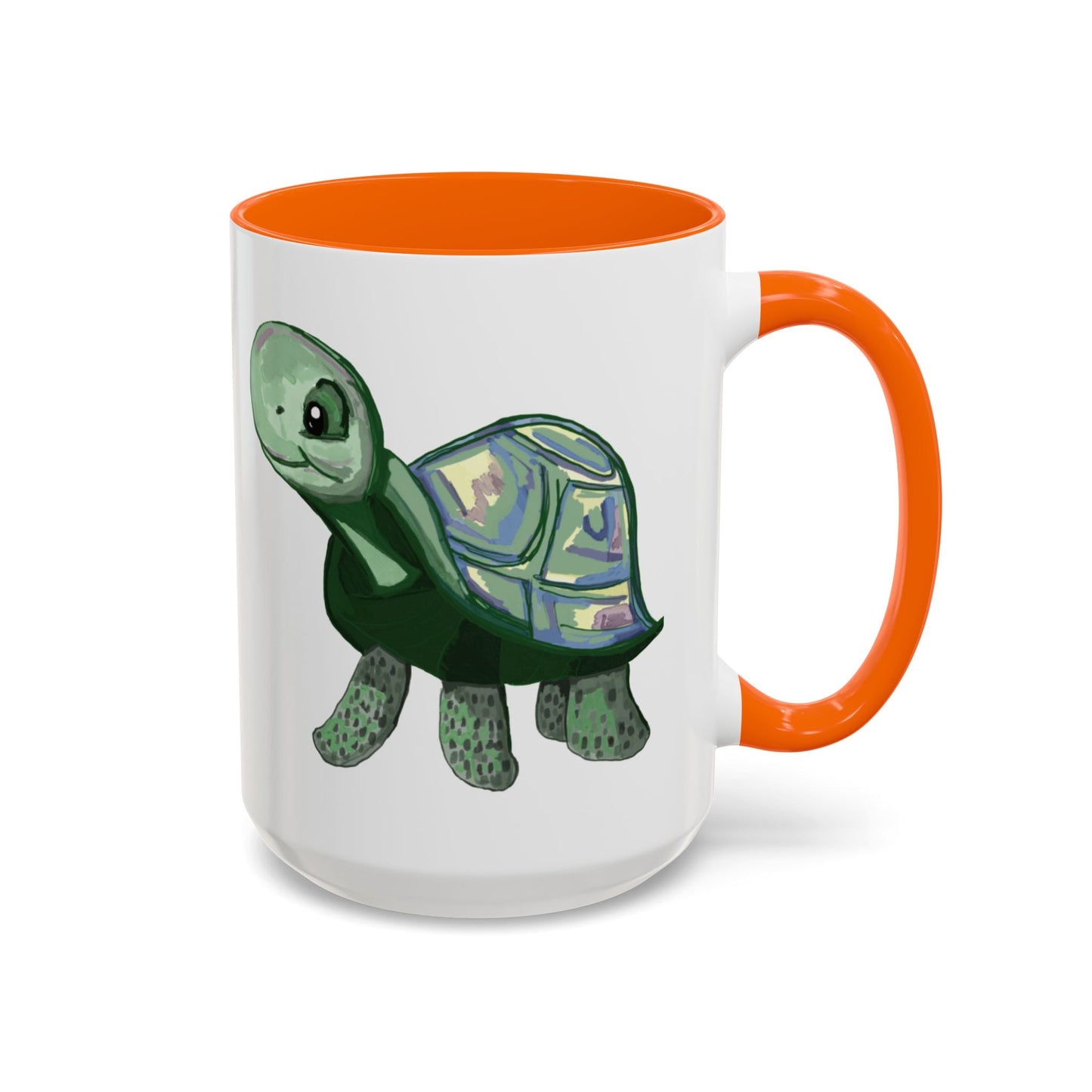 Stewie Sea Turtle Accent Coffee Mug - 11oz & 15oz - Blue Cava