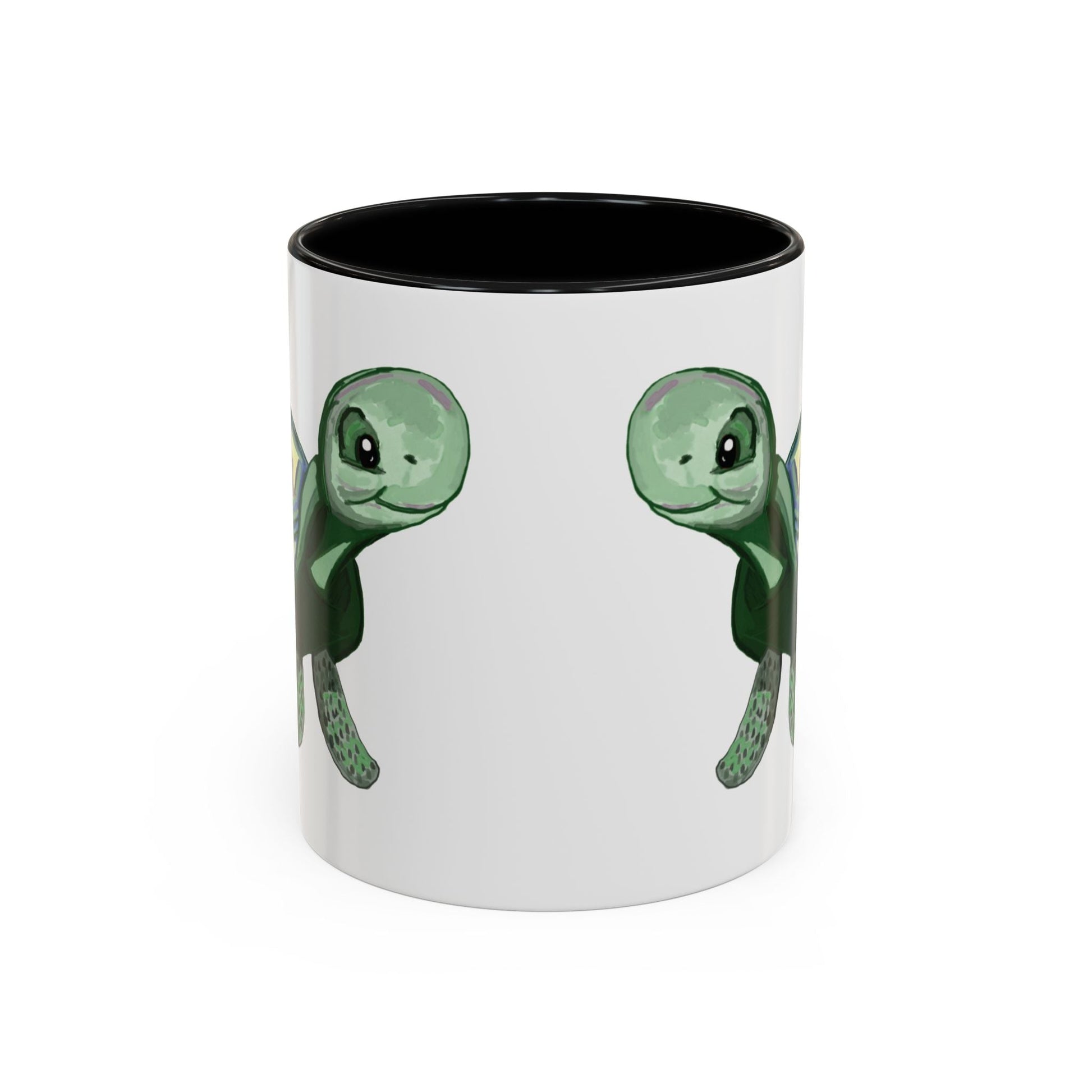 Stewie Sea Turtle Accent Coffee Mug - 11oz & 15oz - Blue Cava