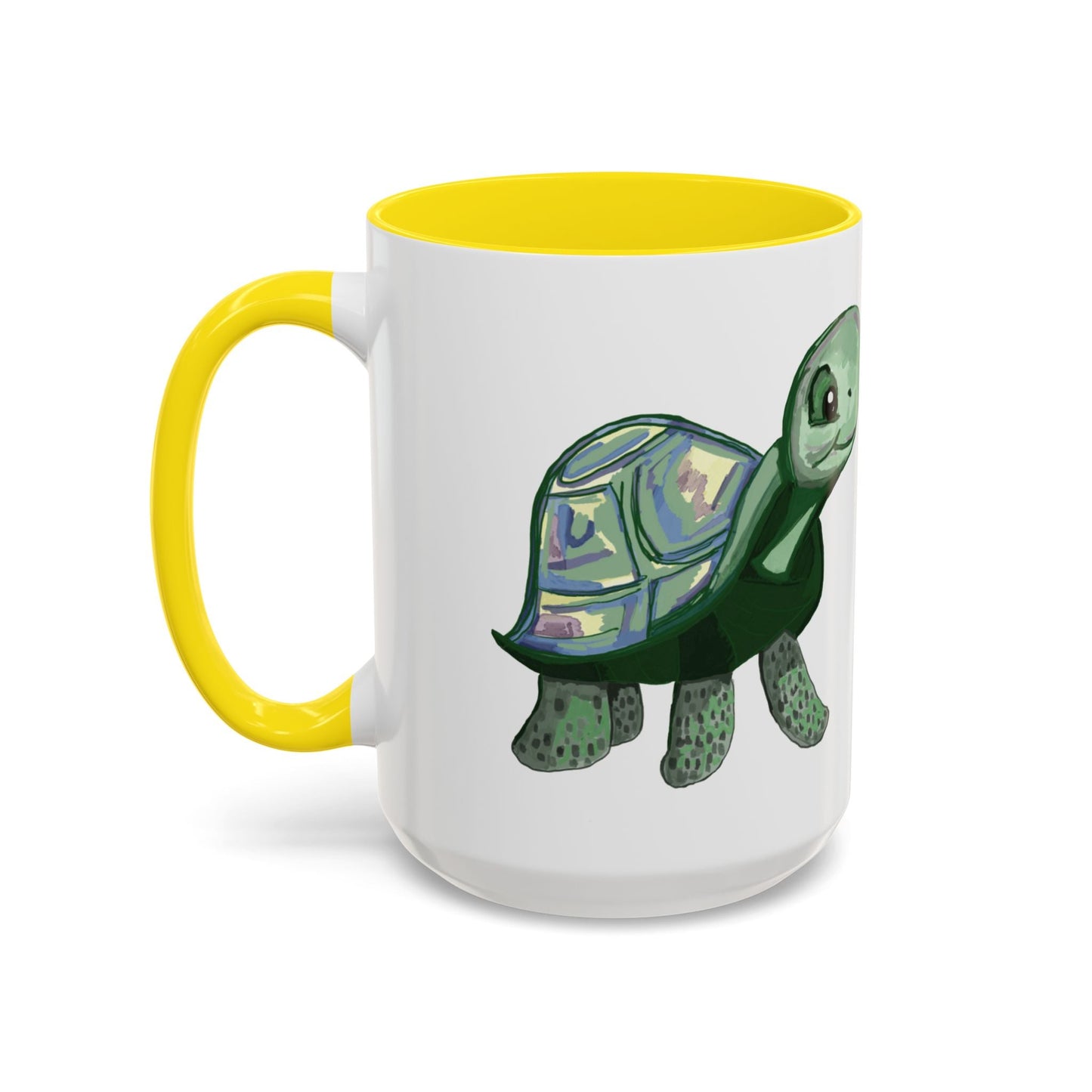 Stewie Sea Turtle Accent Coffee Mug - 11oz & 15oz - Blue Cava