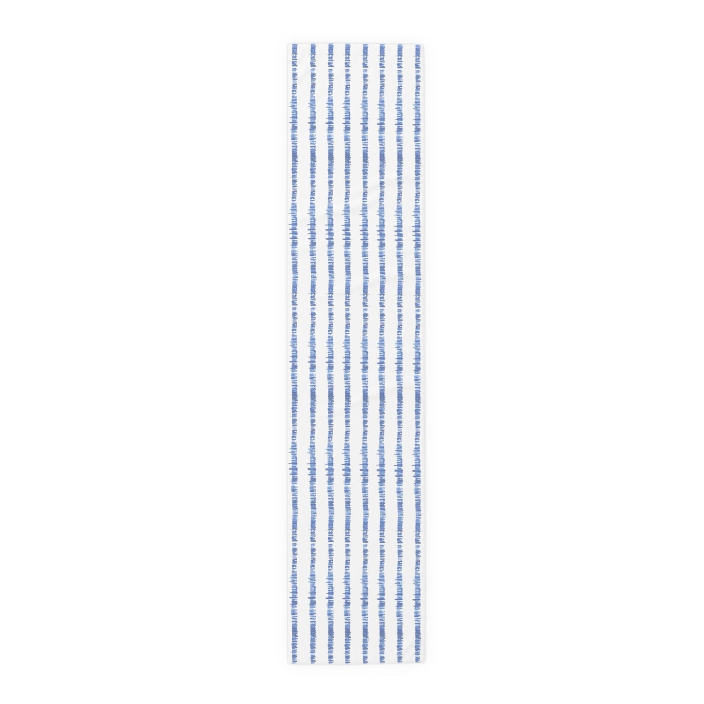 Striped Table Runner (Cotton or Poly) - Blue Cava