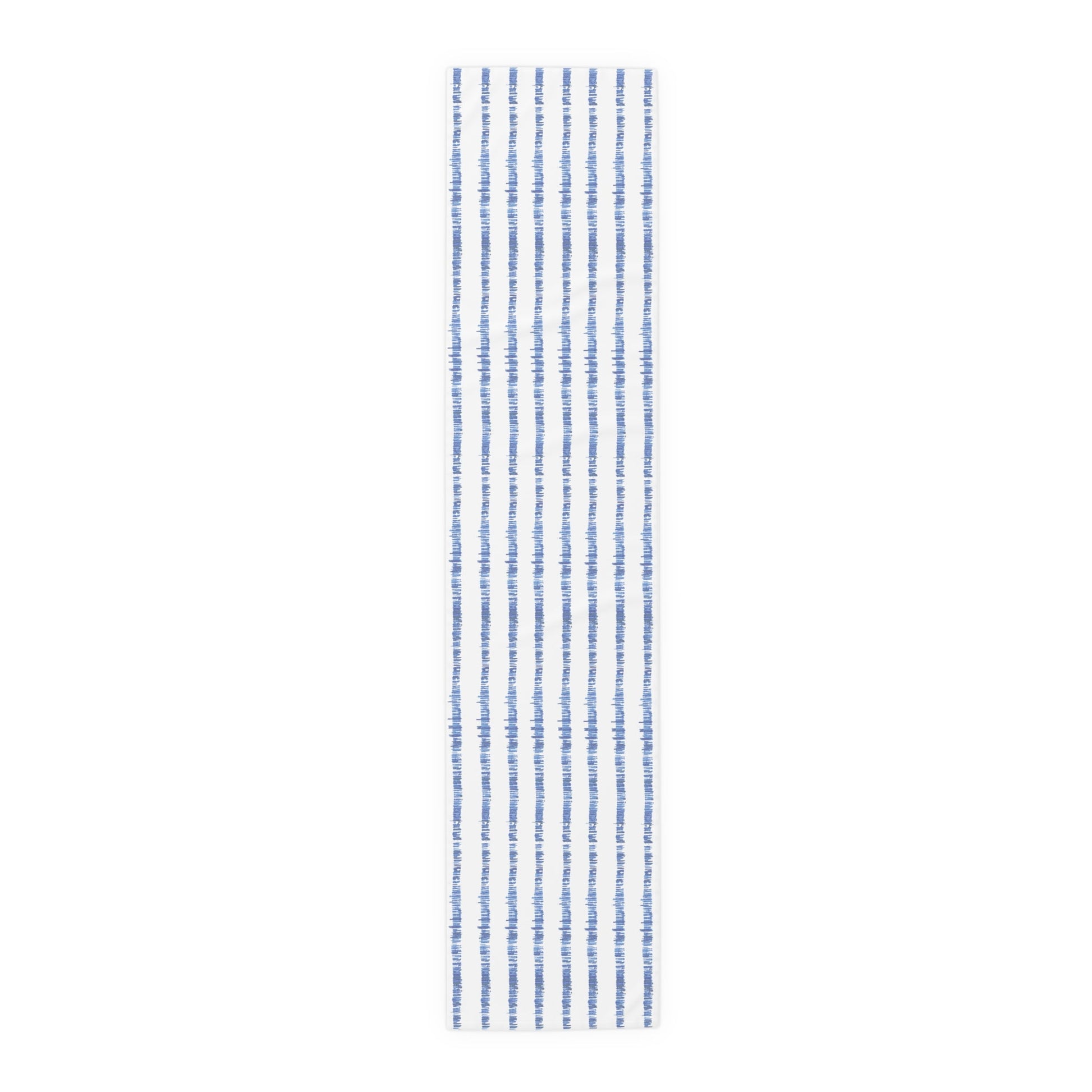 Striped Table Runner (Cotton or Poly) - Blue Cava