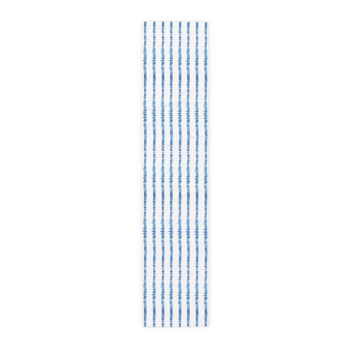 Striped Table Runner (Cotton or Poly) - Blue Cava