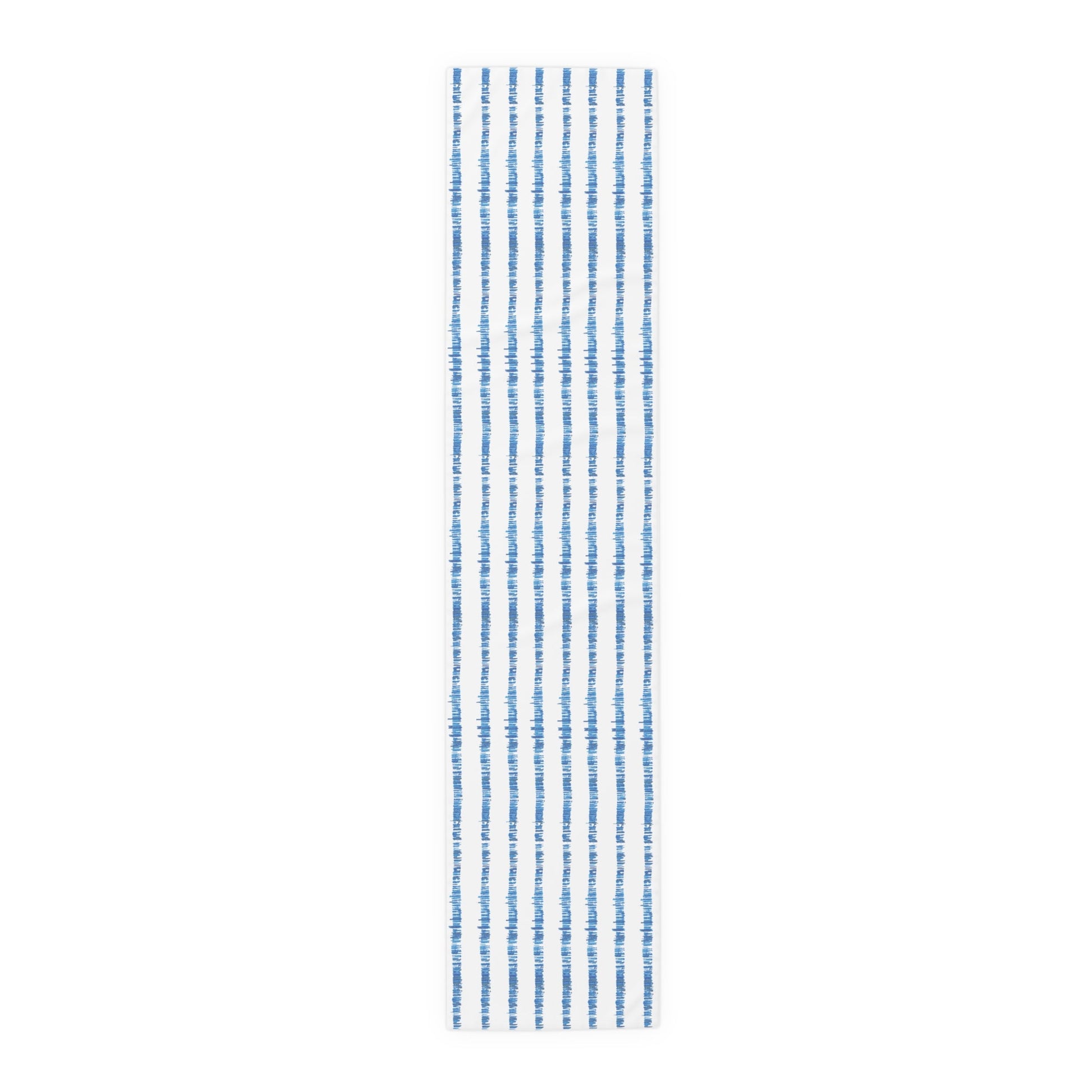 Striped Table Runner (Cotton or Poly) - Blue Cava