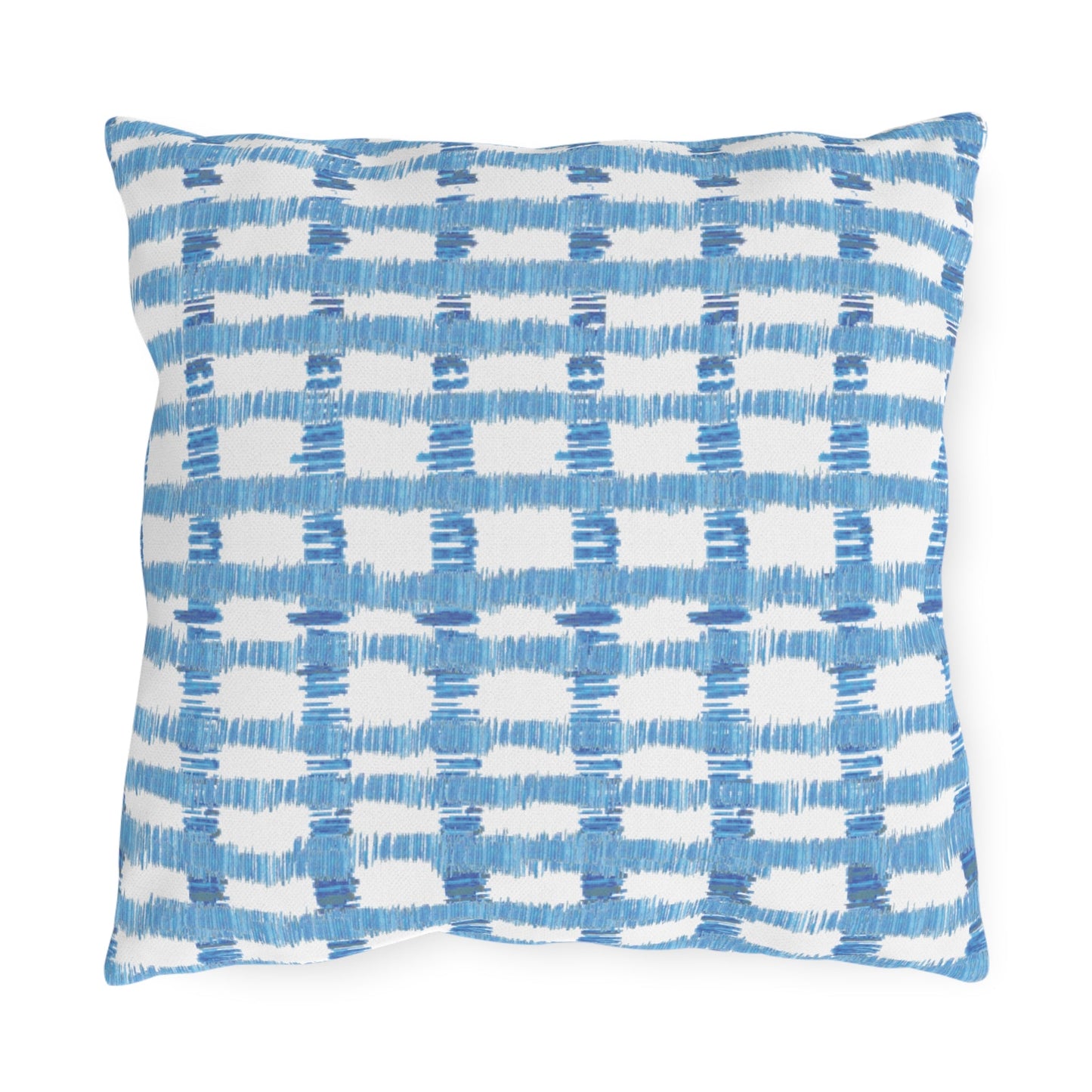 Stripes Outdoor Pillows - Blue Cava