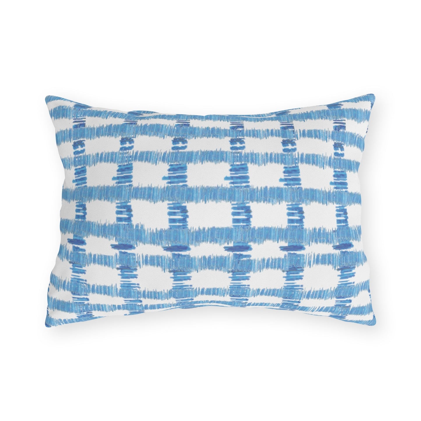 Stripes Outdoor Pillows - Blue Cava