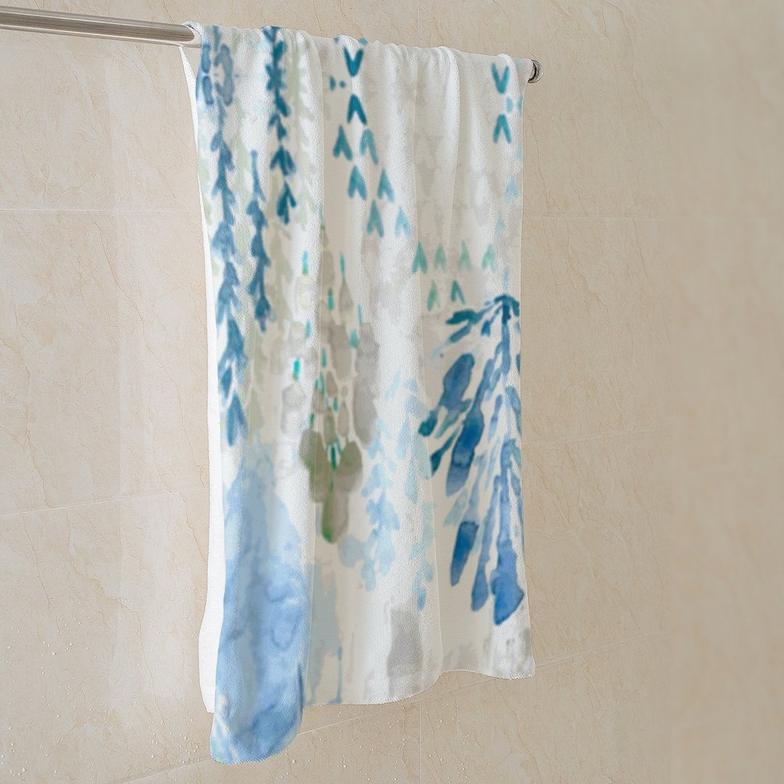 Summer Vibes Bath Towel - Blue Cava