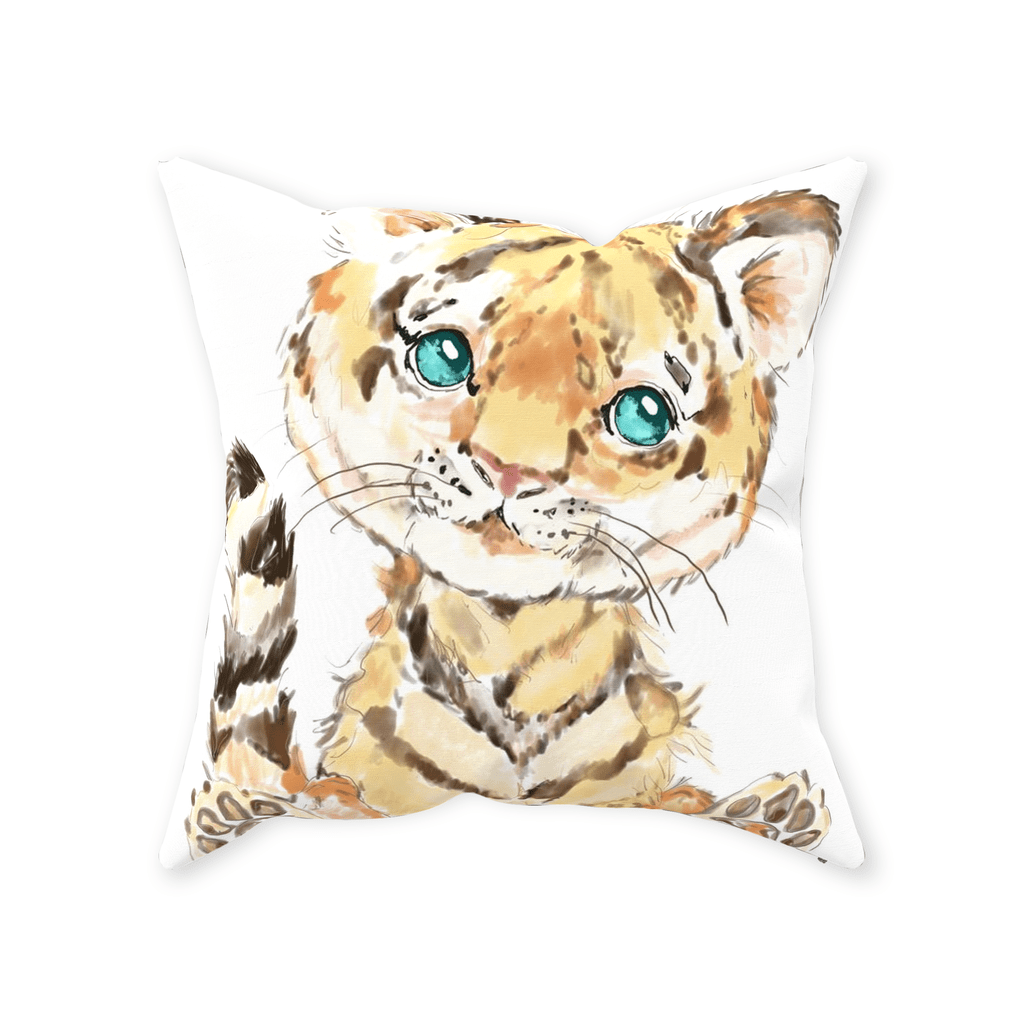 “Tiger” Throw Pillows - Blue Cava