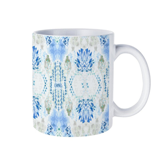 White Mug (All - Over Printing) - Blue Cava