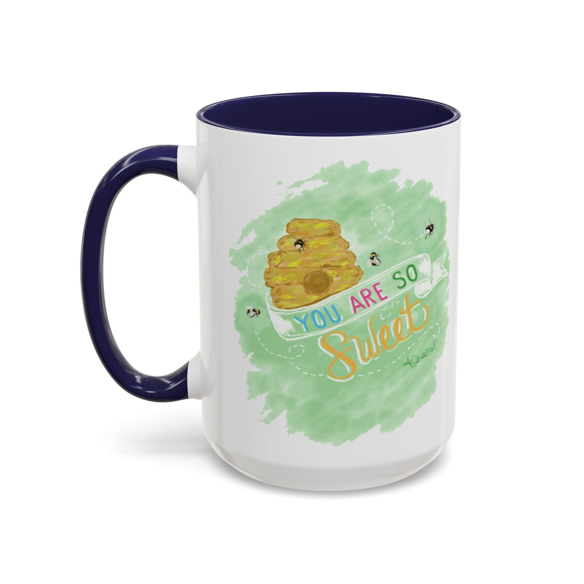 You Are So Sweet Bee Coffee Mug (11oz & 15oz) - Blue Cava