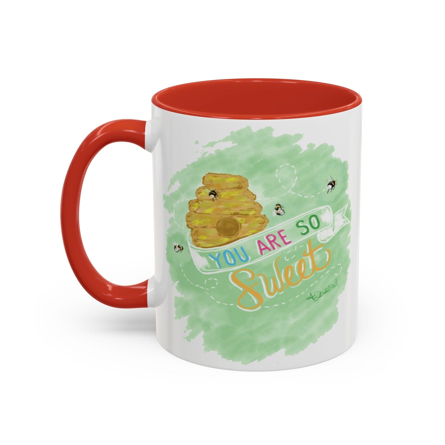 You Are So Sweet Bee Coffee Mug (11oz & 15oz) - Blue Cava