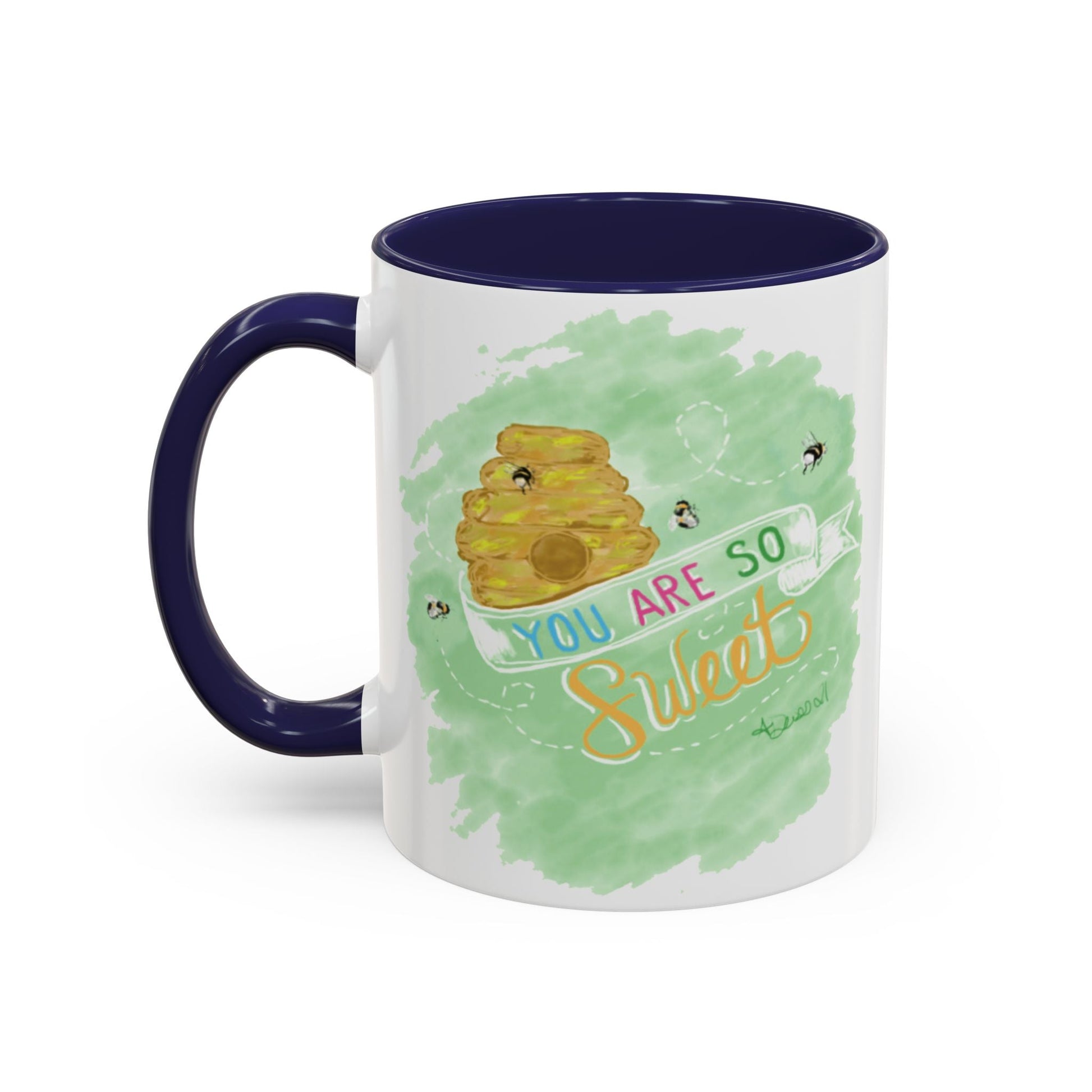 You Are So Sweet Bee Coffee Mug (11oz & 15oz) - Blue Cava