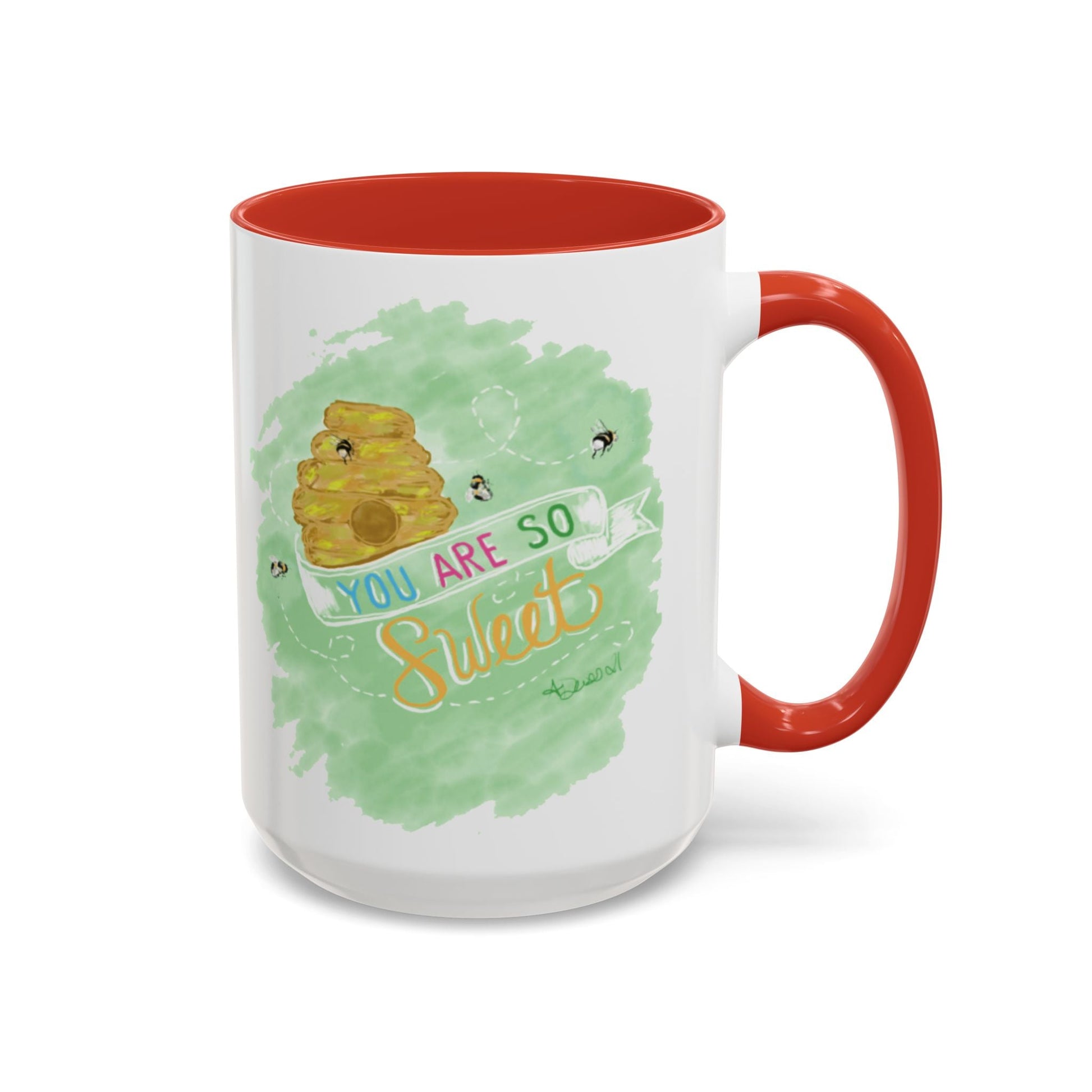 You Are So Sweet Bee Coffee Mug (11oz & 15oz) - Blue Cava