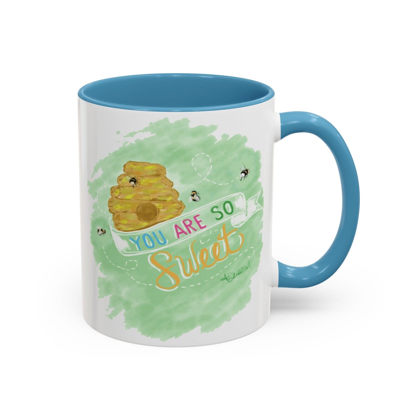 You Are So Sweet Bee Coffee Mug (11oz & 15oz) - Blue Cava