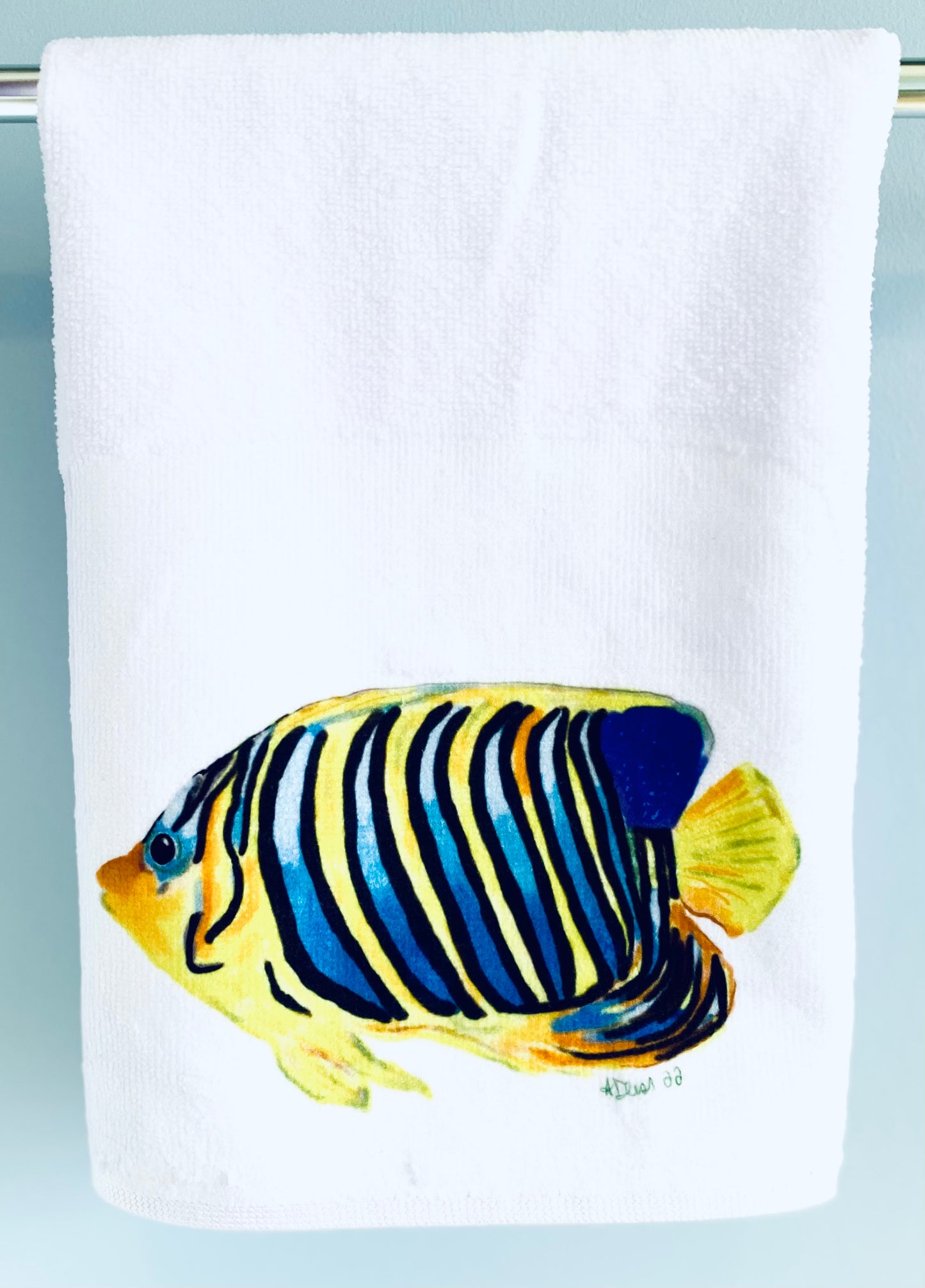 Angel Fish Tea Towel (Poly/Cotton)