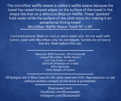 Friendship Microfiber Waffle Towel