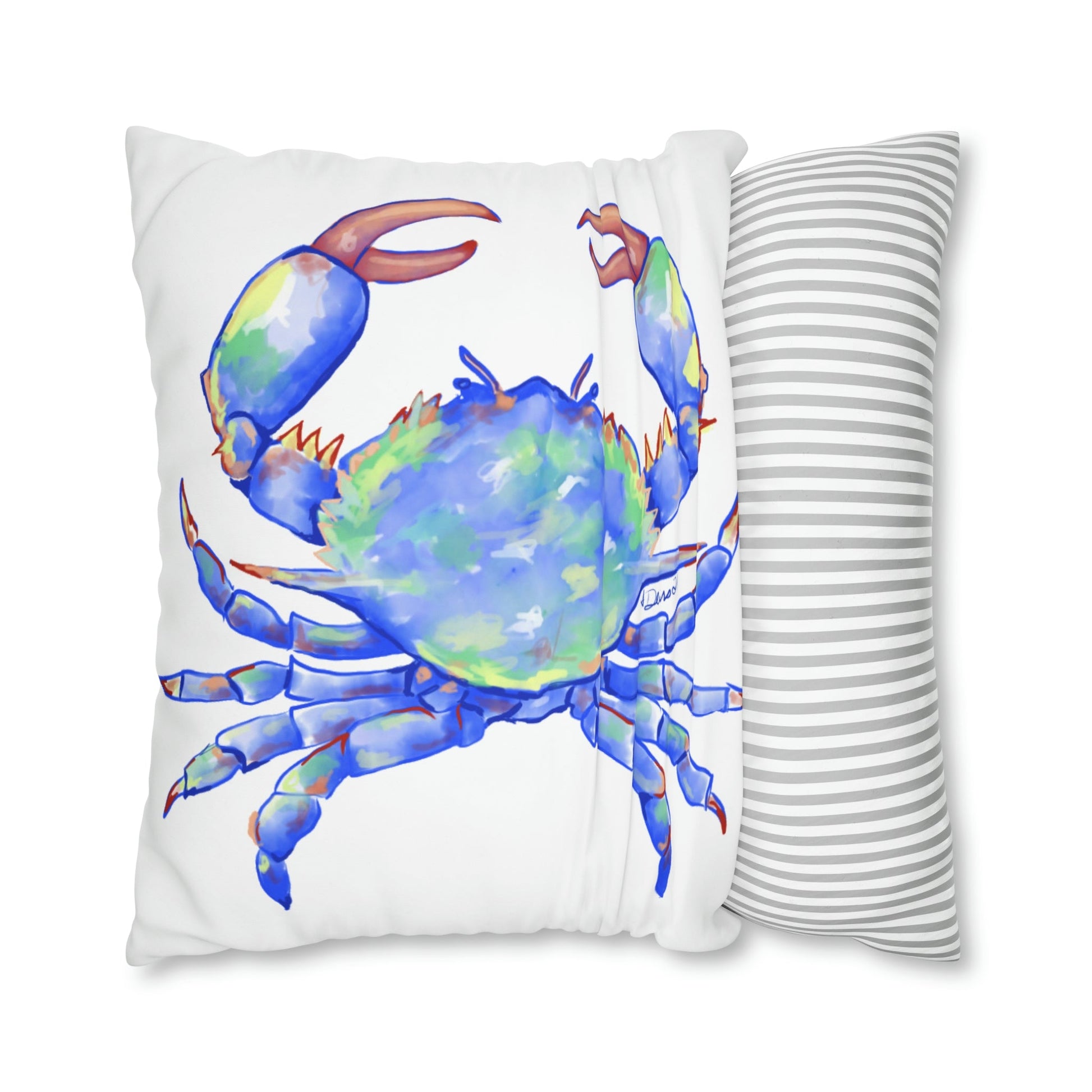 Blue Crab Pillowcase - Blue Cava