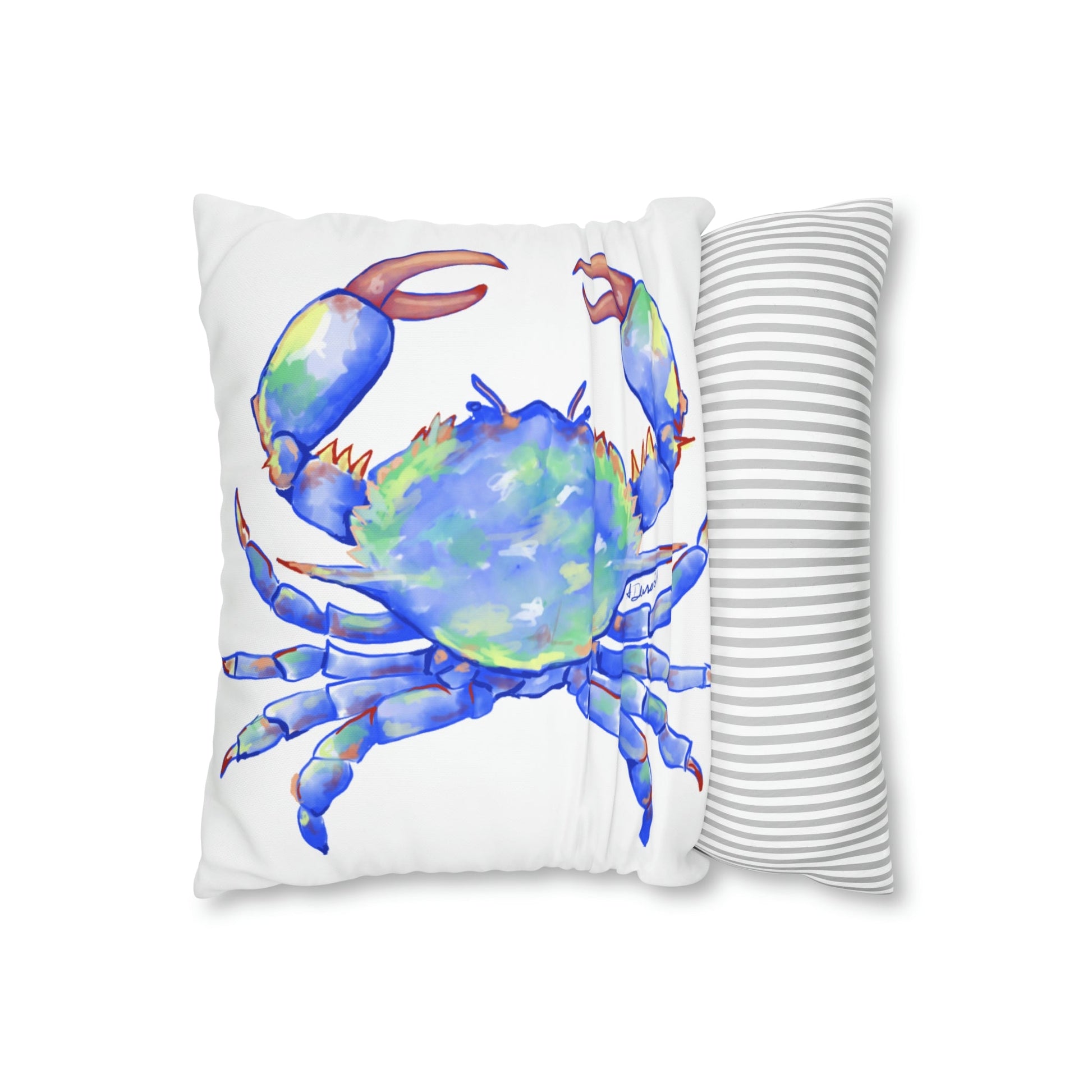 Blue Crab Pillowcase - Blue Cava