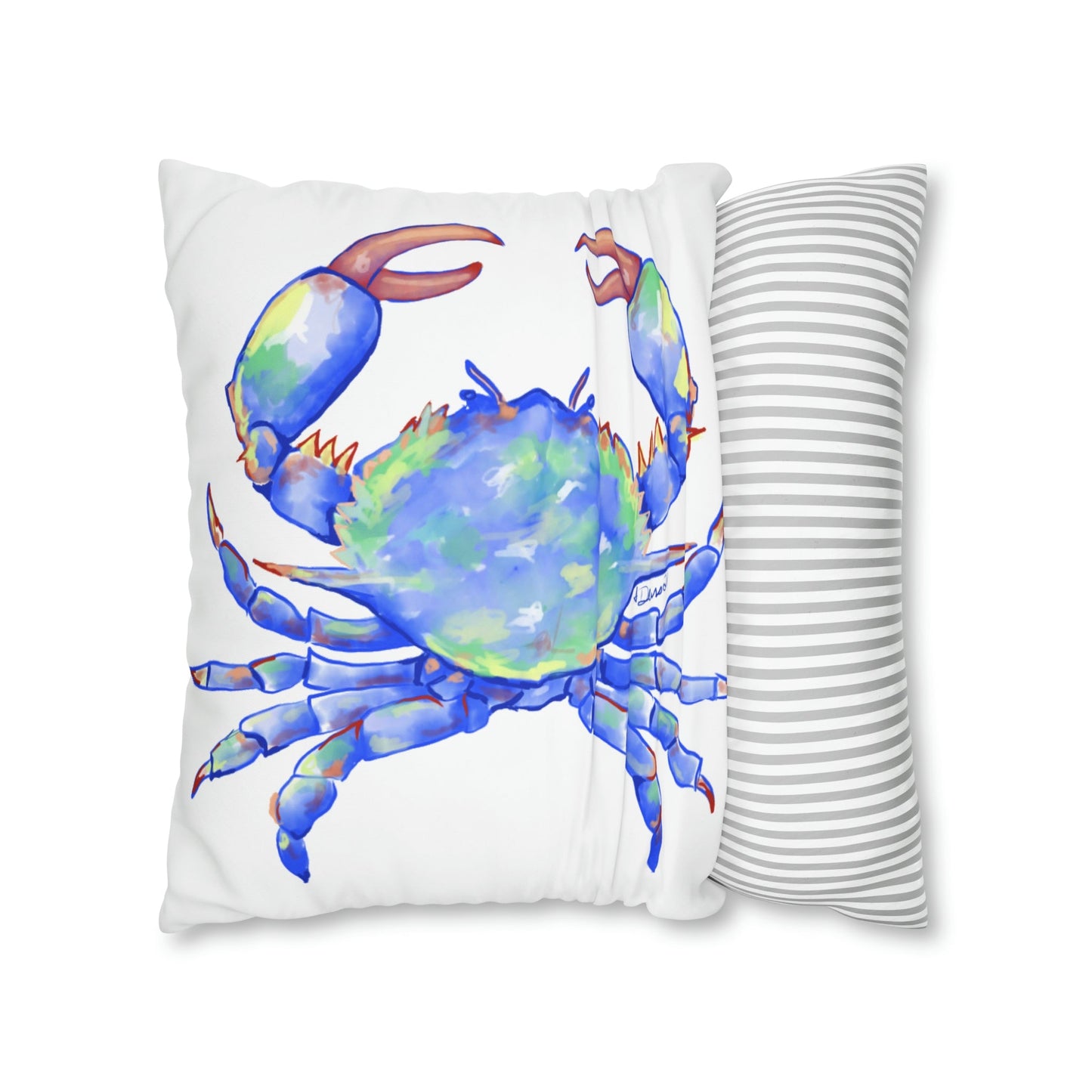 Blue Crab Pillowcase - Blue Cava