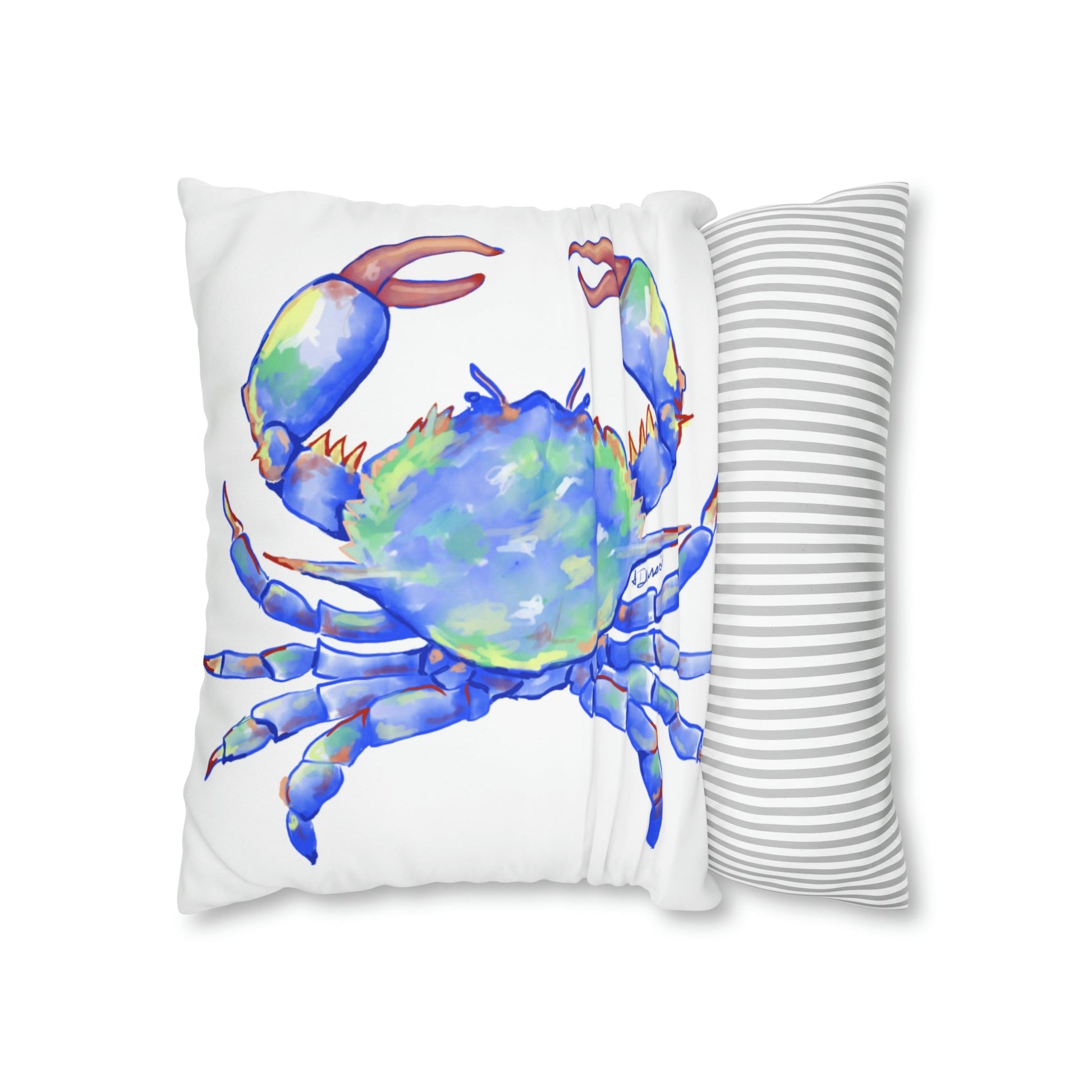 Blue Crab Pillowcase - Blue Cava