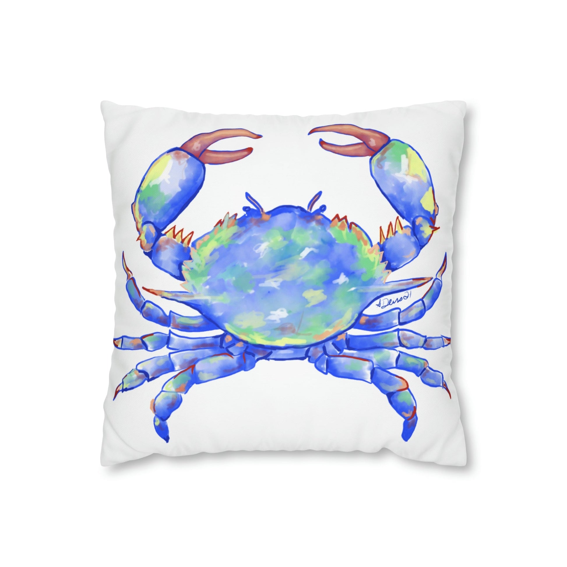 Blue Crab Pillowcase - Blue Cava