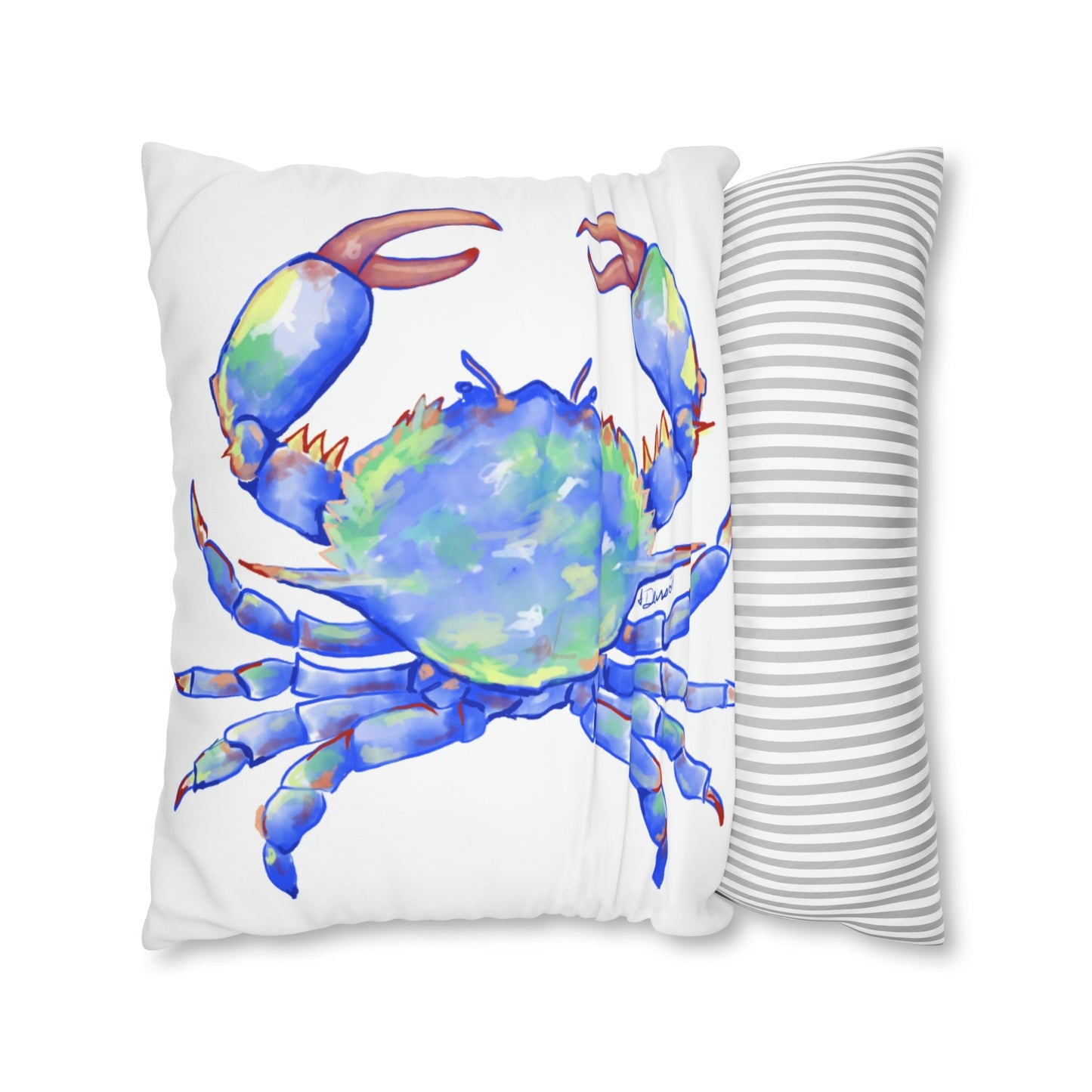 Blue Crab Pillowcase - Blue Cava