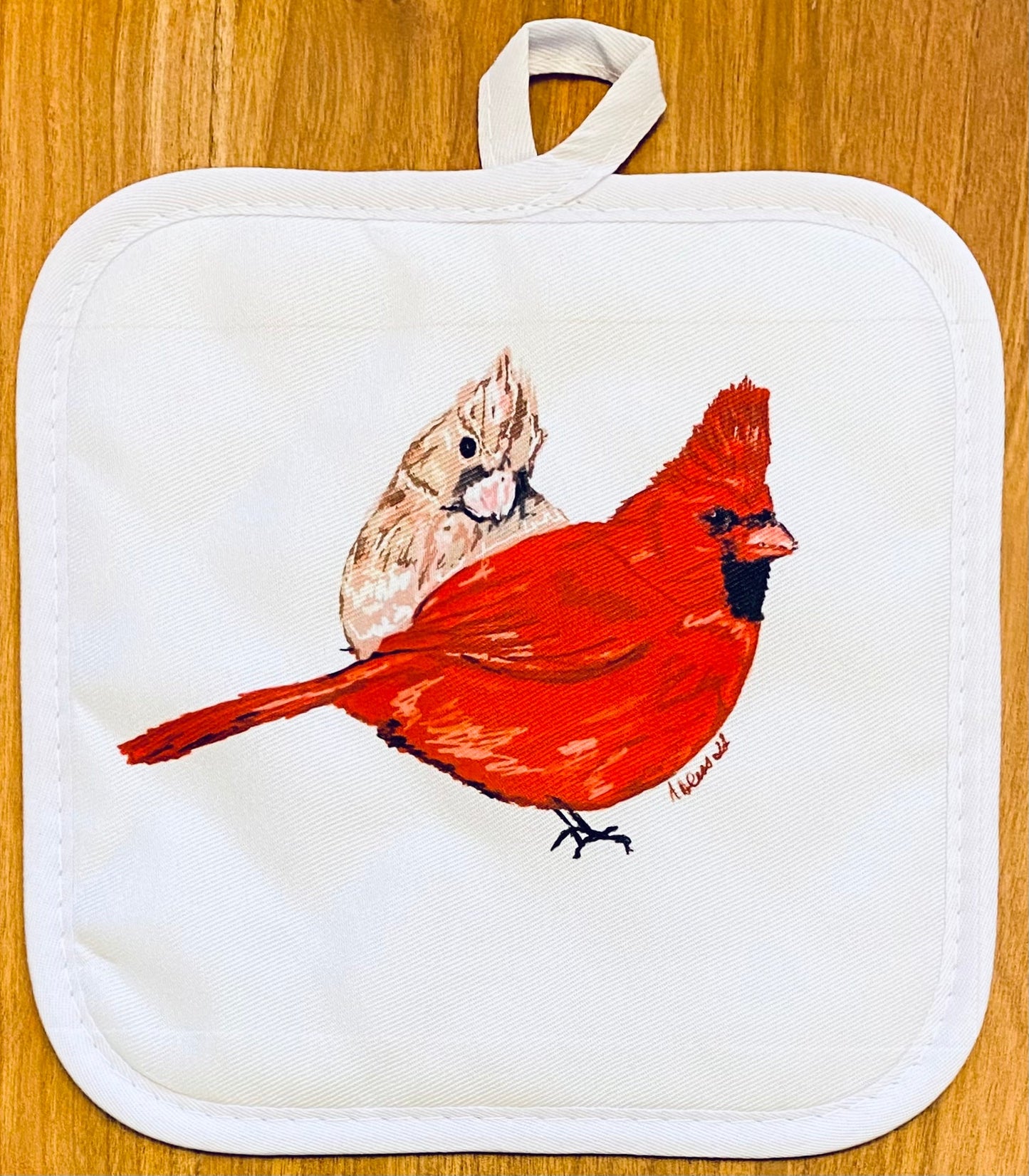 Cardinal Pot Holder - Blue Cava