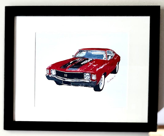 Chevelle Wall art - Blue Cava