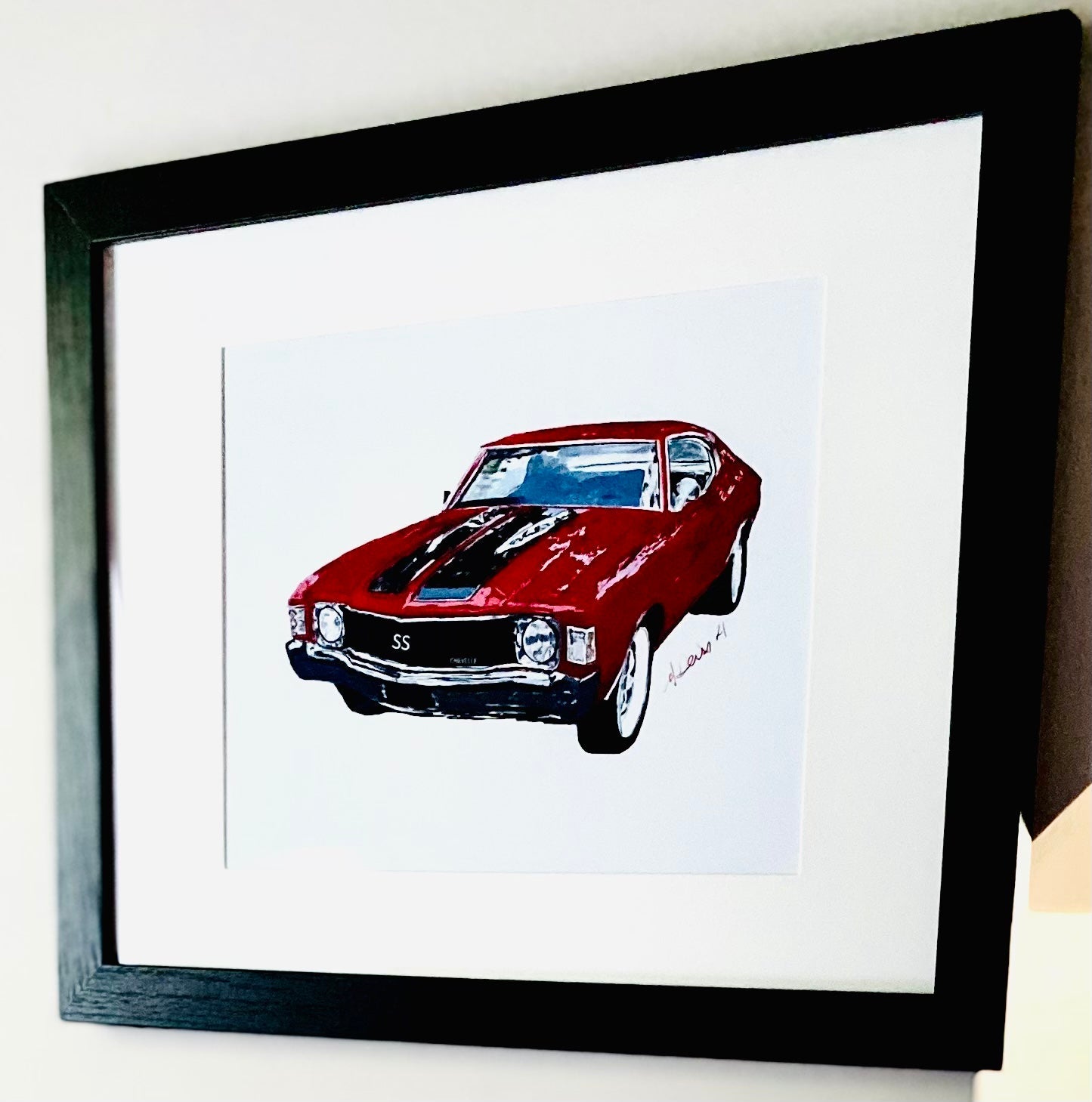 Chevelle Wall art - Blue Cava