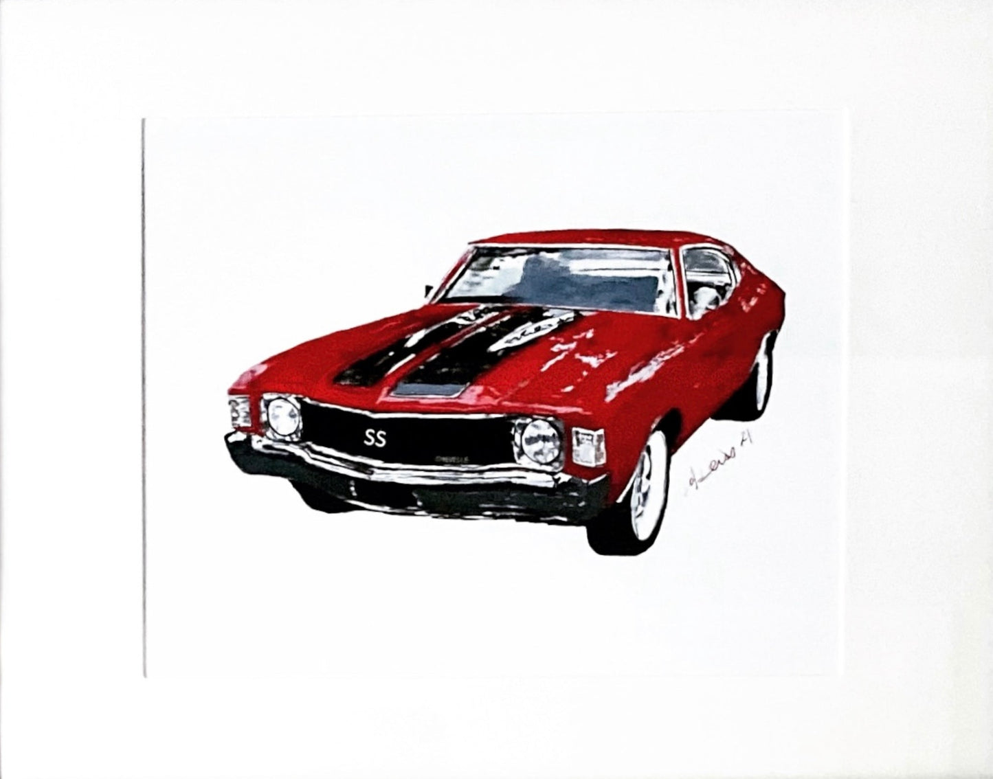 Chevelle Wall art - Blue Cava