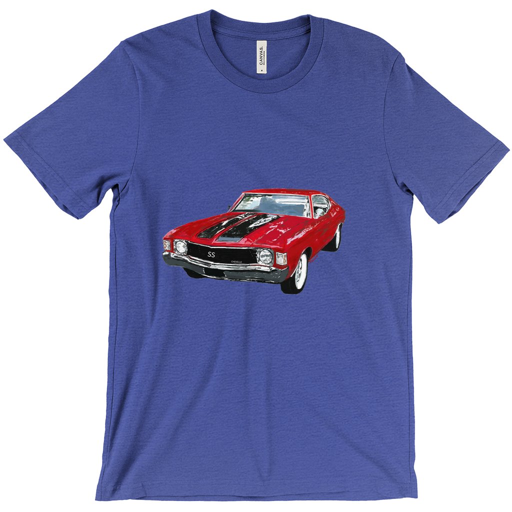 Chevy Chevelle T-Shirts - Blue Cava