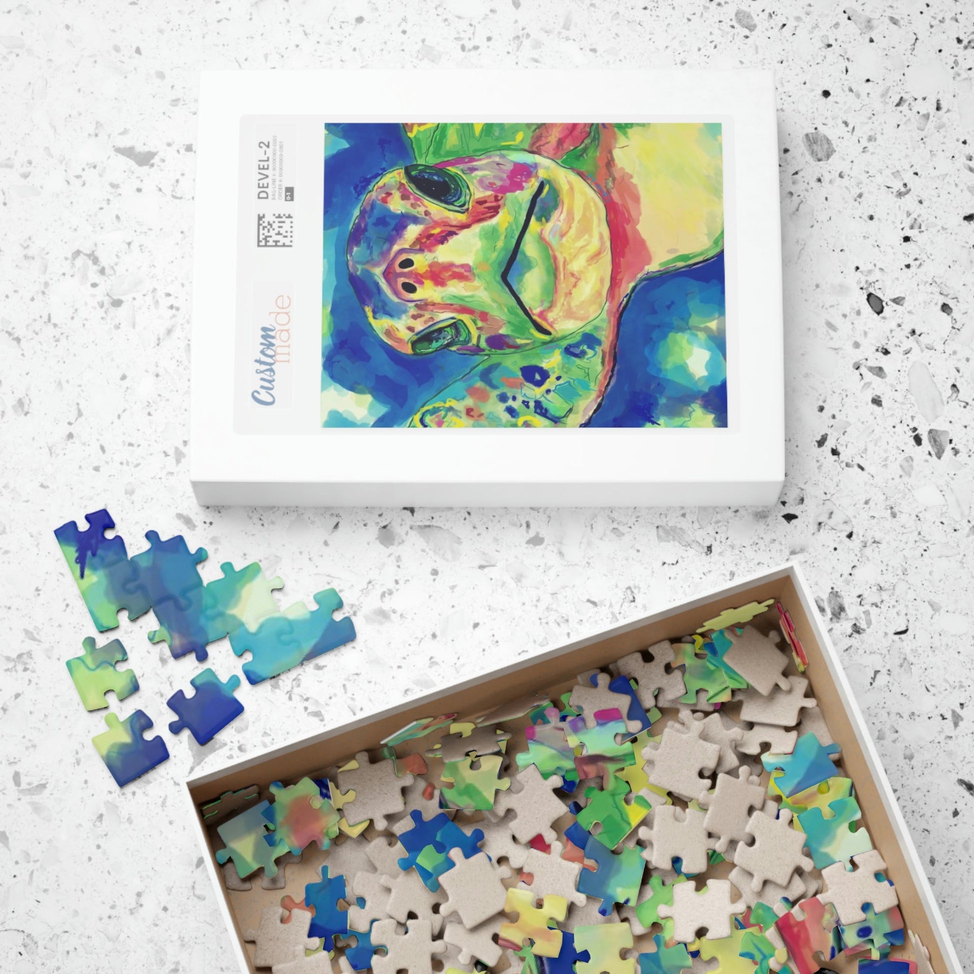 “Dieter” Rainbow Puzzle (252-piece) - Blue Cava