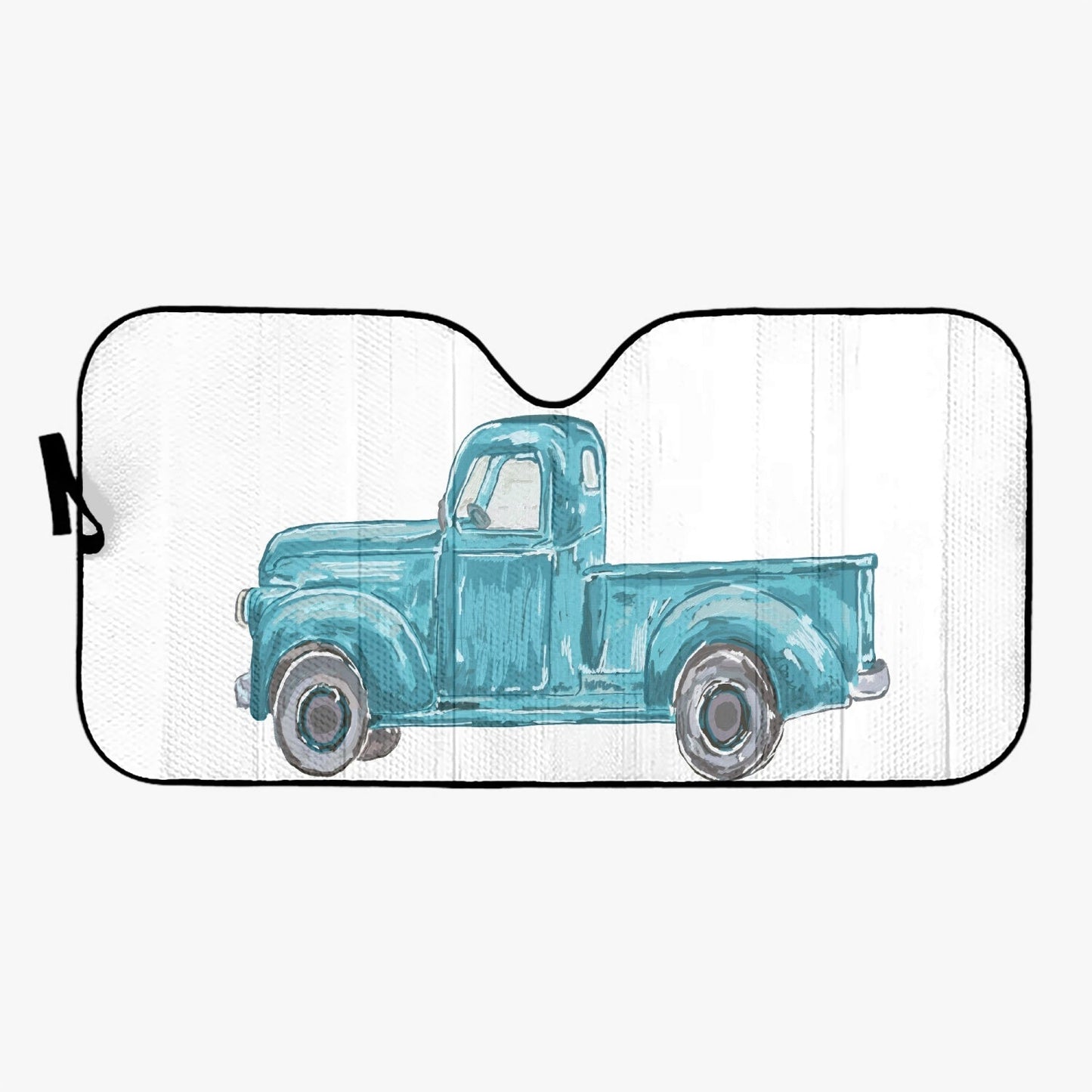 Fall Truck Car Windshield Sun Shade - Blue Cava