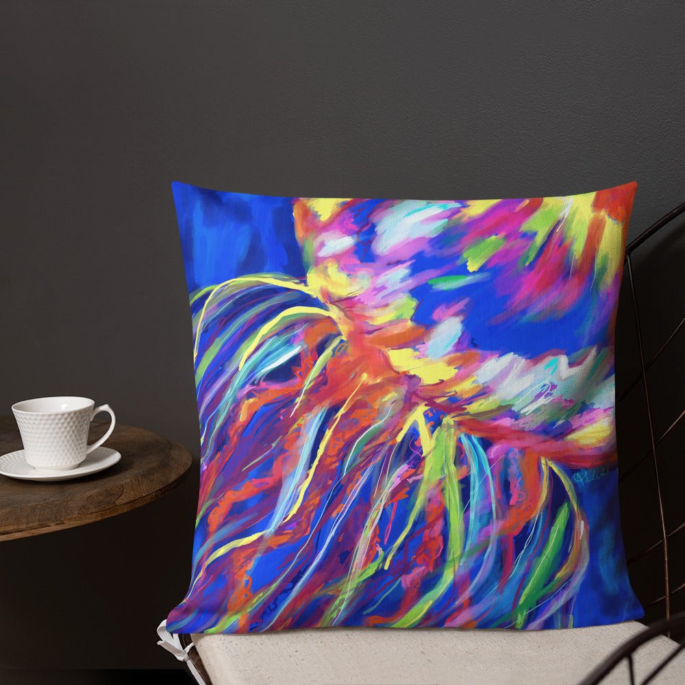 Jellyfish Premium Pillow - Blue Cava