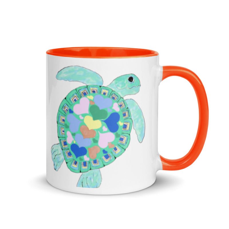 “Love” Sea Turtle Mug 11 oz. - Blue Cava