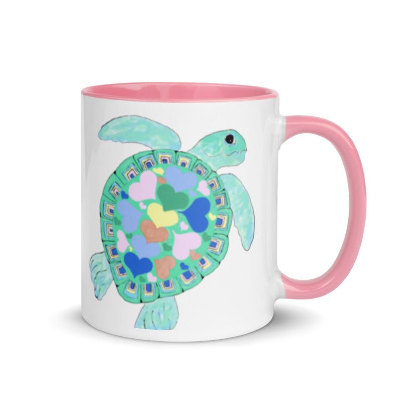 “Love” Sea Turtle Mug 11 oz. - Blue Cava