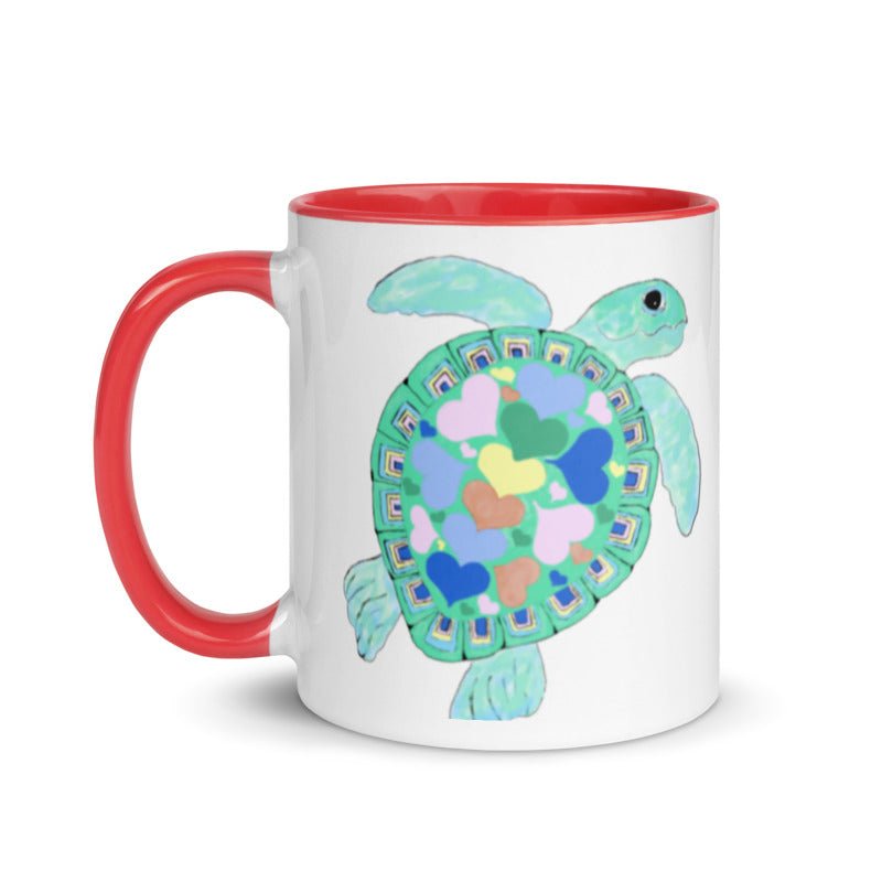 “Love” Sea Turtle Mug 11 oz. - Blue Cava