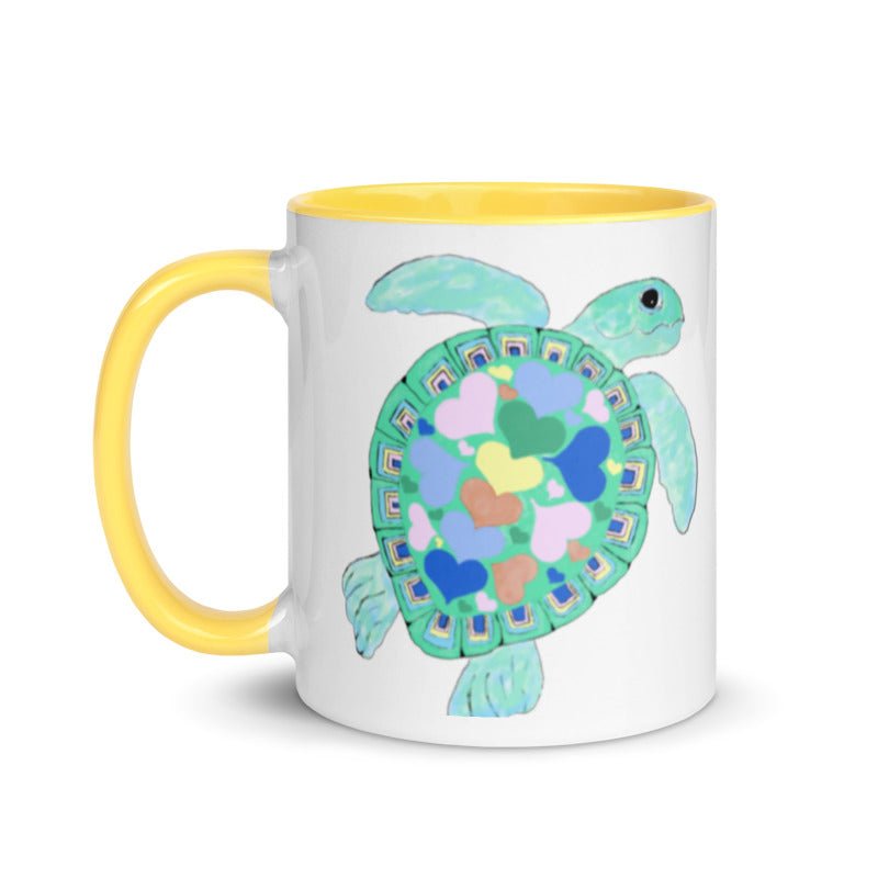 “Love” Sea Turtle Mug 11 oz. - Blue Cava