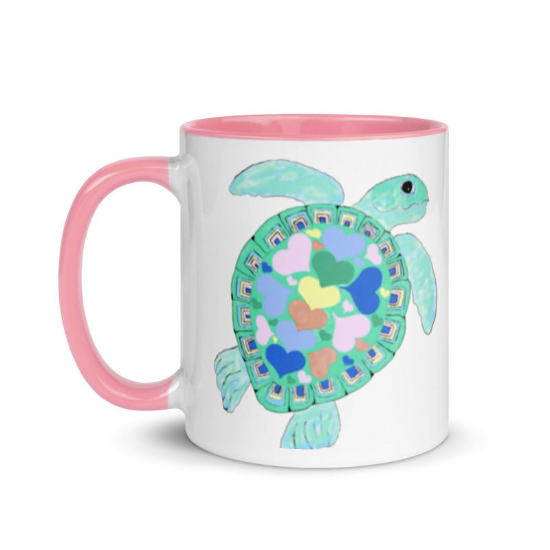 “Love” Sea Turtle Mug 11 oz. - Blue Cava