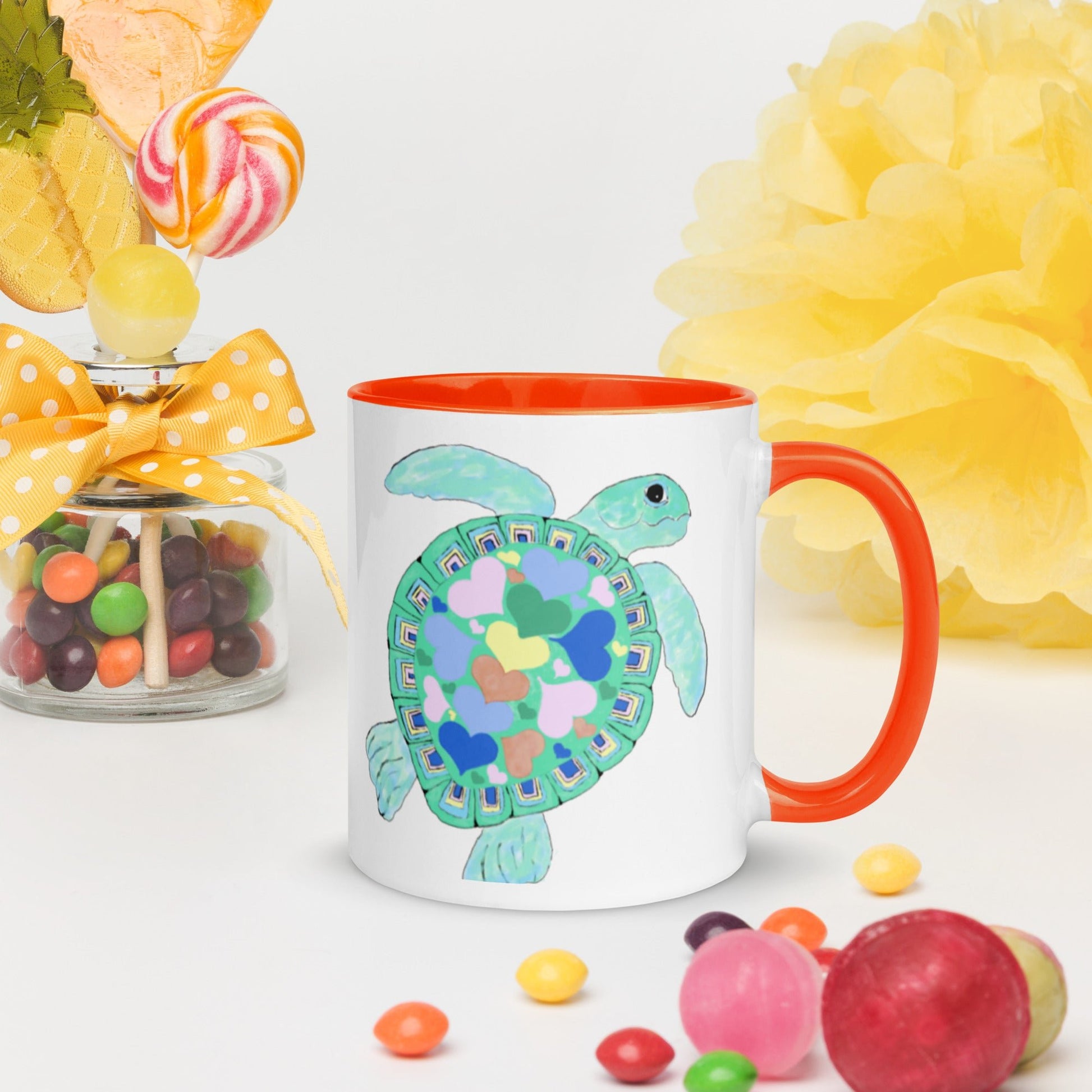 “Love” Sea Turtle Mug 11 oz. - Blue Cava