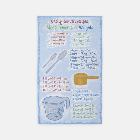 Measurement conversion Hand Towel (15" x 25") - Blue Cava