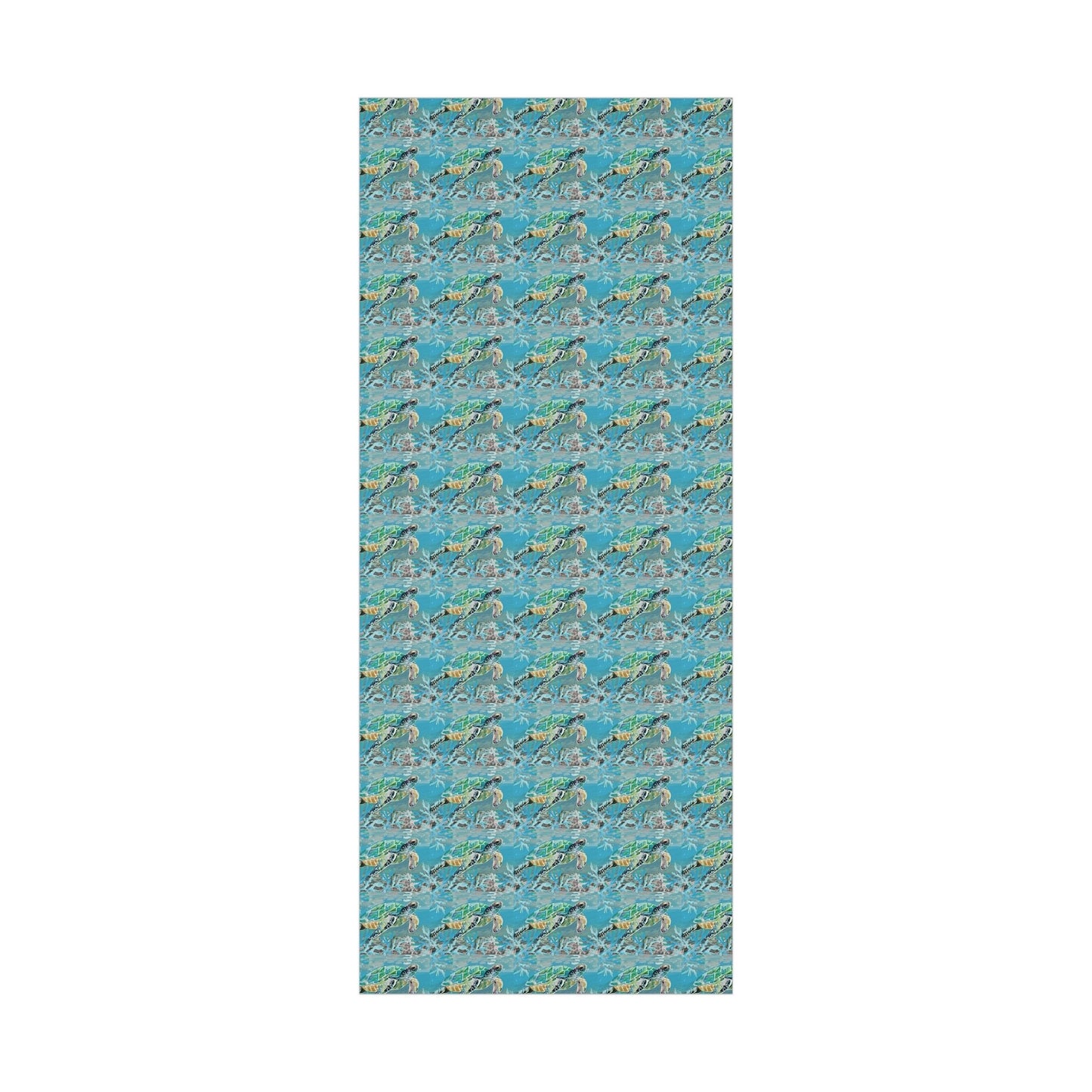 OKI Sea Turtle Gift Wrapping Papers - Blue Cava