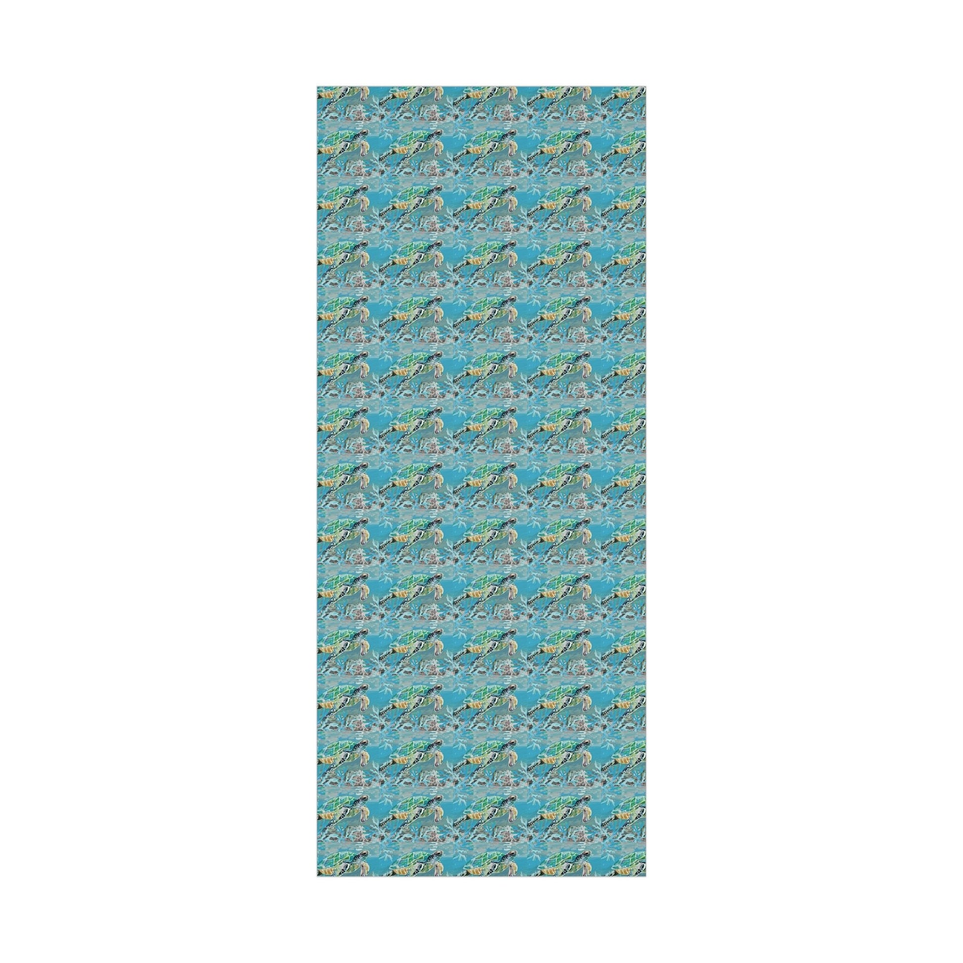 OKI Sea Turtle Gift Wrapping Papers - Blue Cava