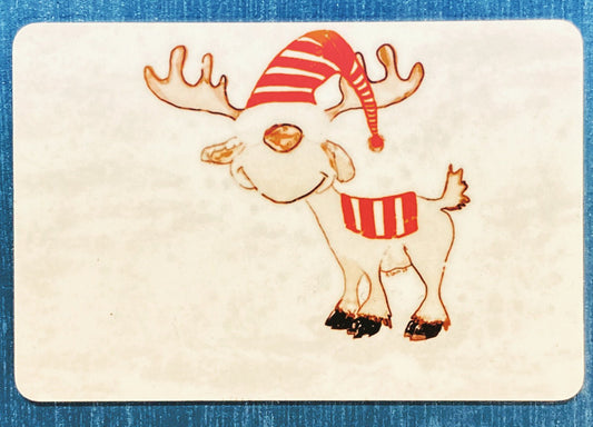 Reindeer Magnet - Blue Cava