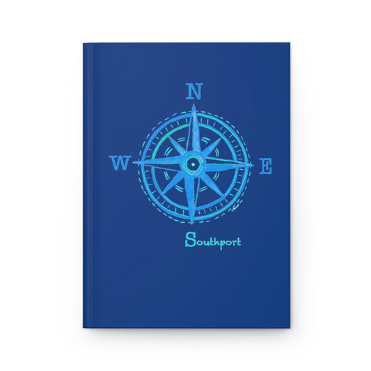 Southport Hardcover Journal Matte - Blue Cava